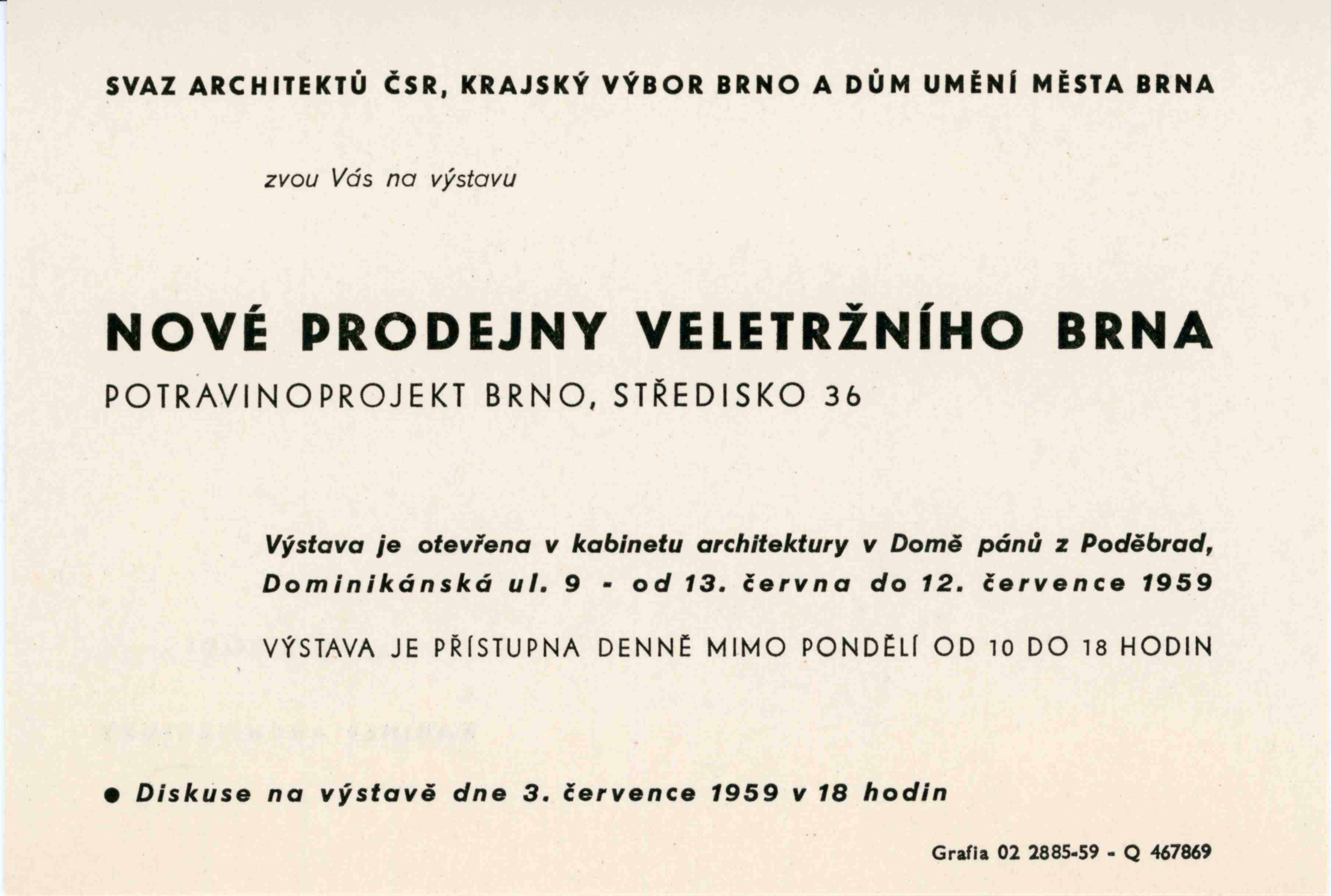 Nové prodejny veletržního Brna