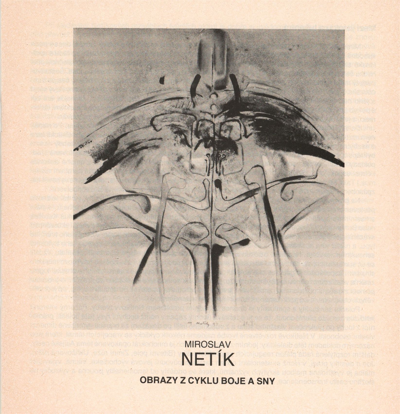 Miroslav Netík – obrazy z cyklu Boje a&nbsp;sny