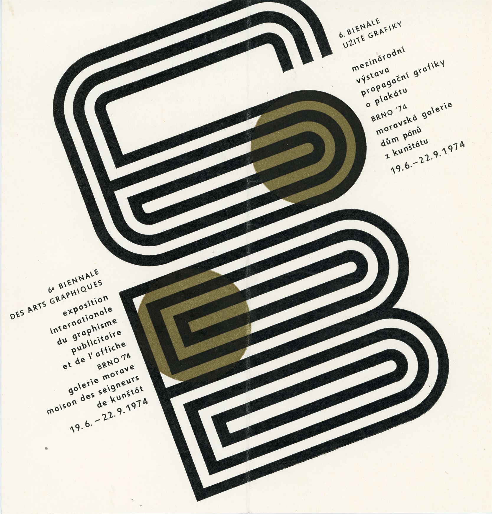 6. bienále užité grafiky Brno 1974