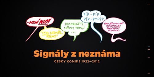 Signály z&nbsp;neznáma. Český komiks 1922–2012