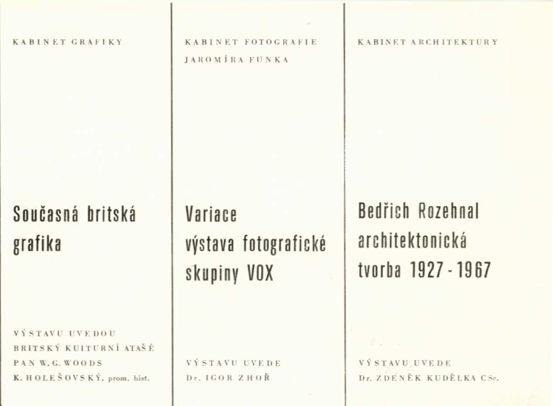 Fotografická skupina VOX. Variace