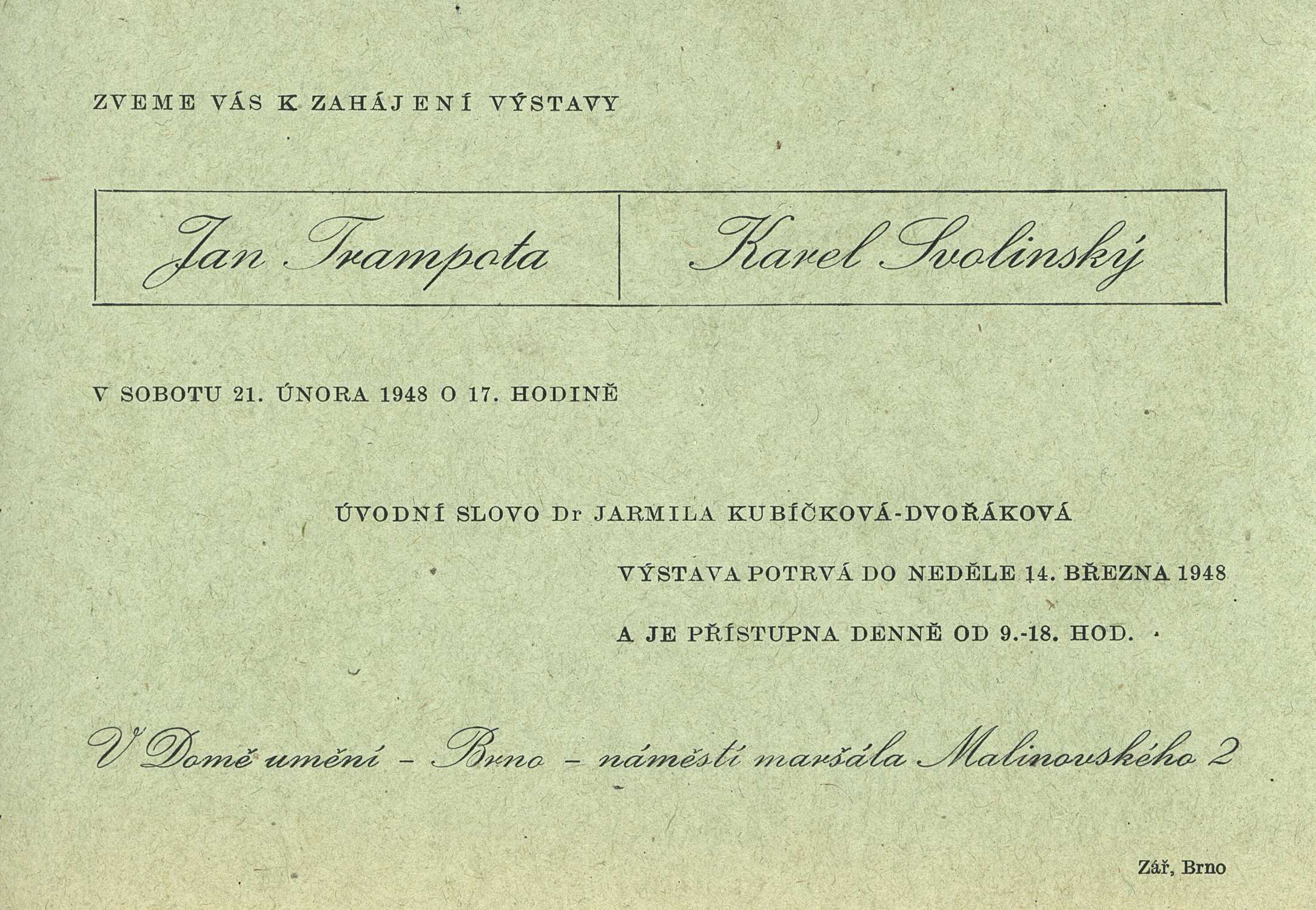 Jan Trampota – obrazy, kresby