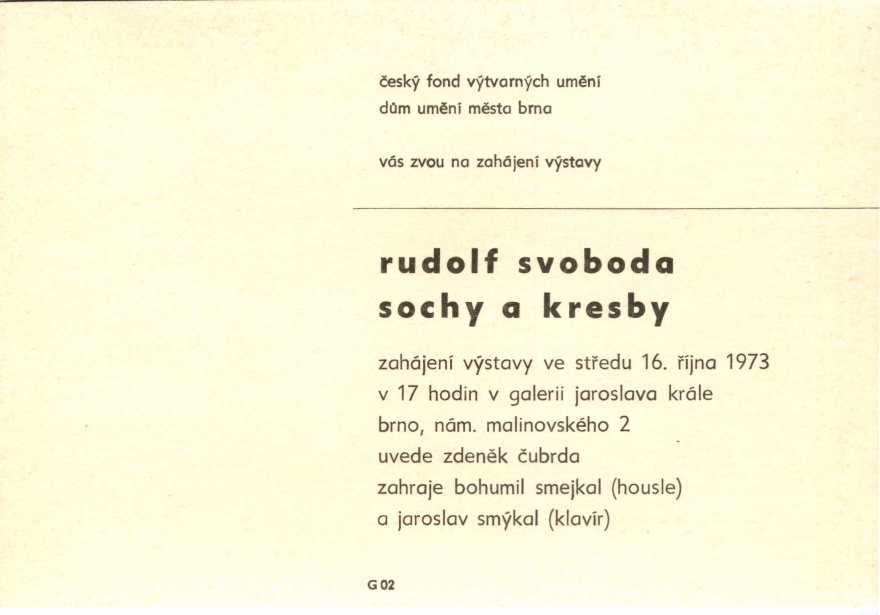 Rudolf Svoboda – sochy a&nbsp;kresby
