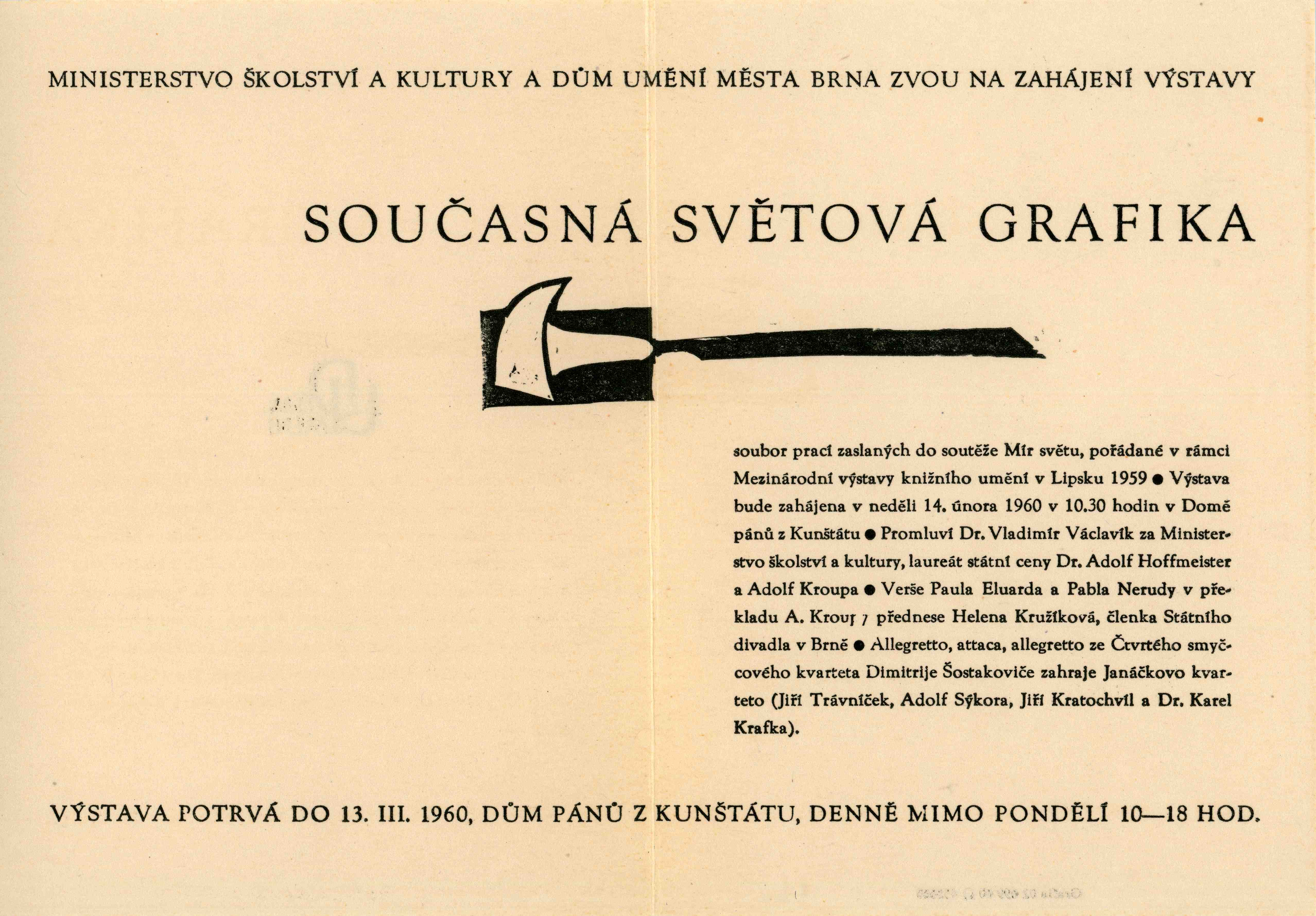 Mír světu. Současná světová grafika