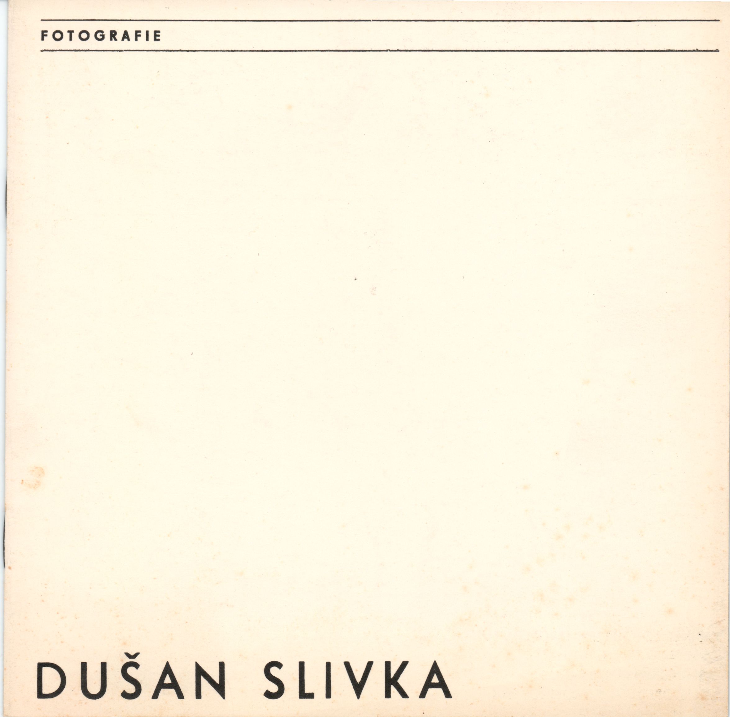 Dušan Slivka – fotografie
