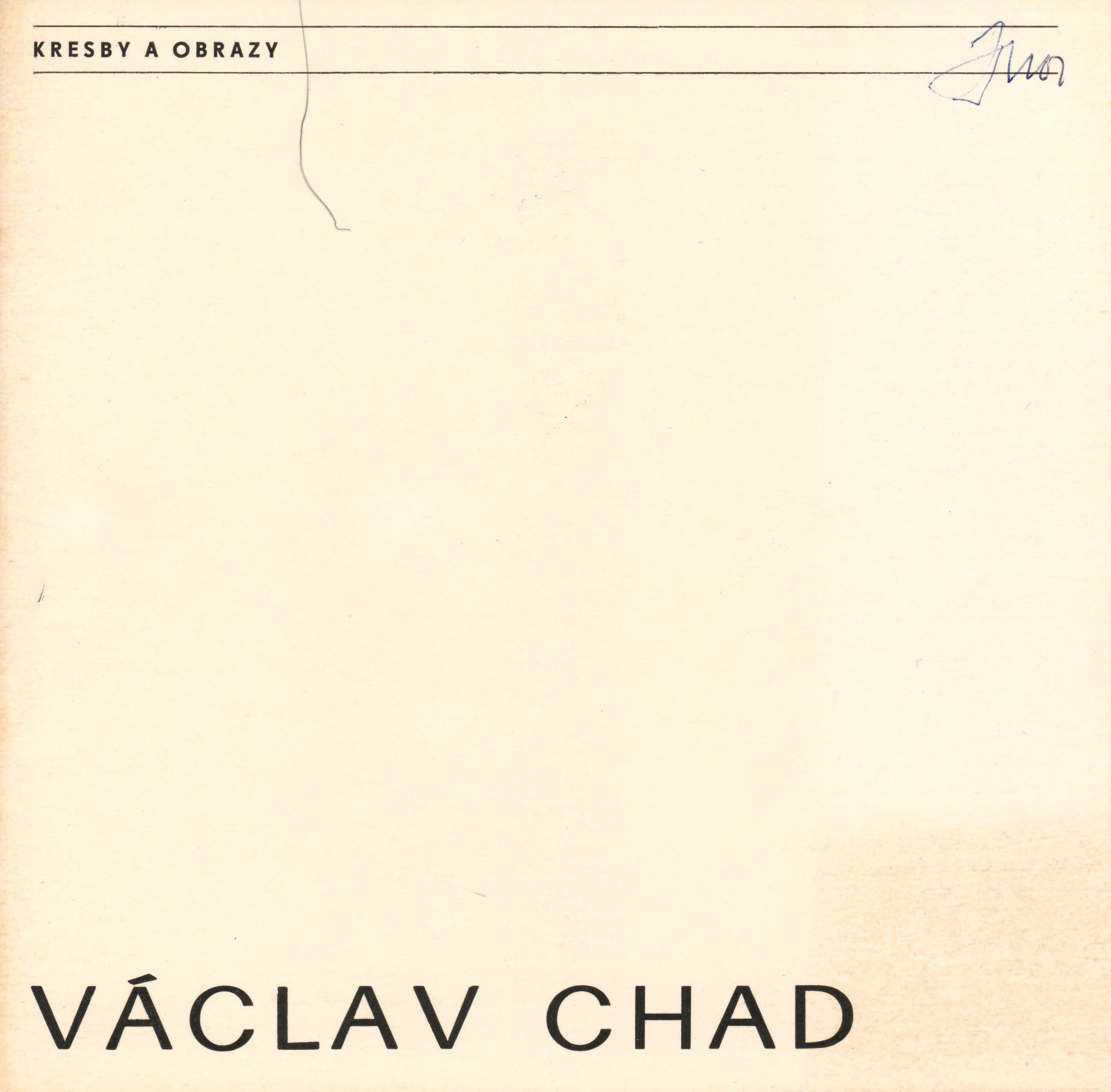 Václav Chad – kresby a&nbsp;obrazy