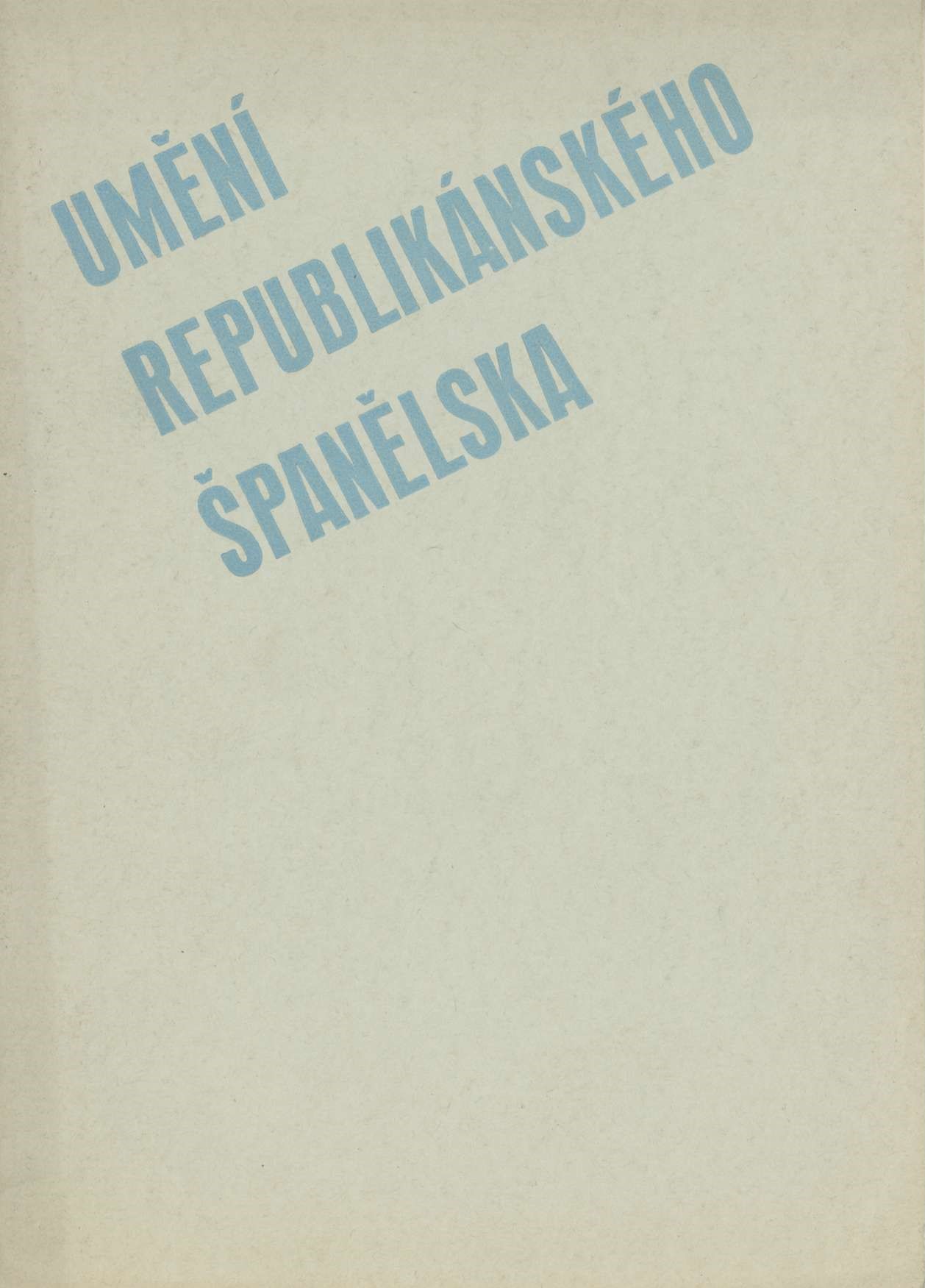 Umění republikánského Španělska