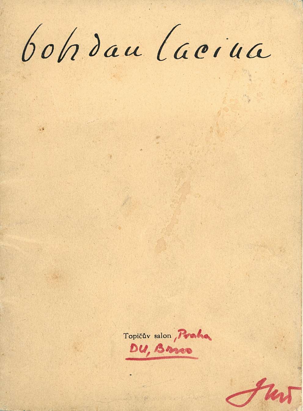 Bohdan Lacina – obrazy, kresby, grafika