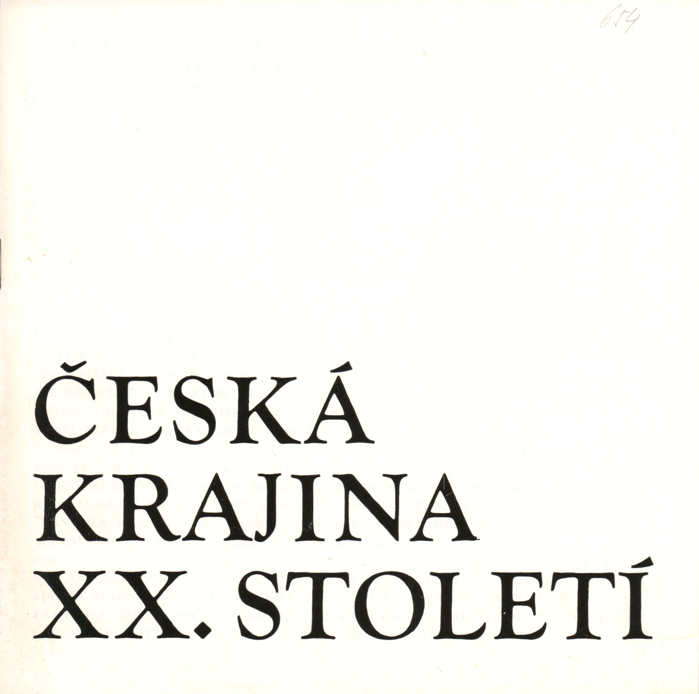 Česká krajina XX. století