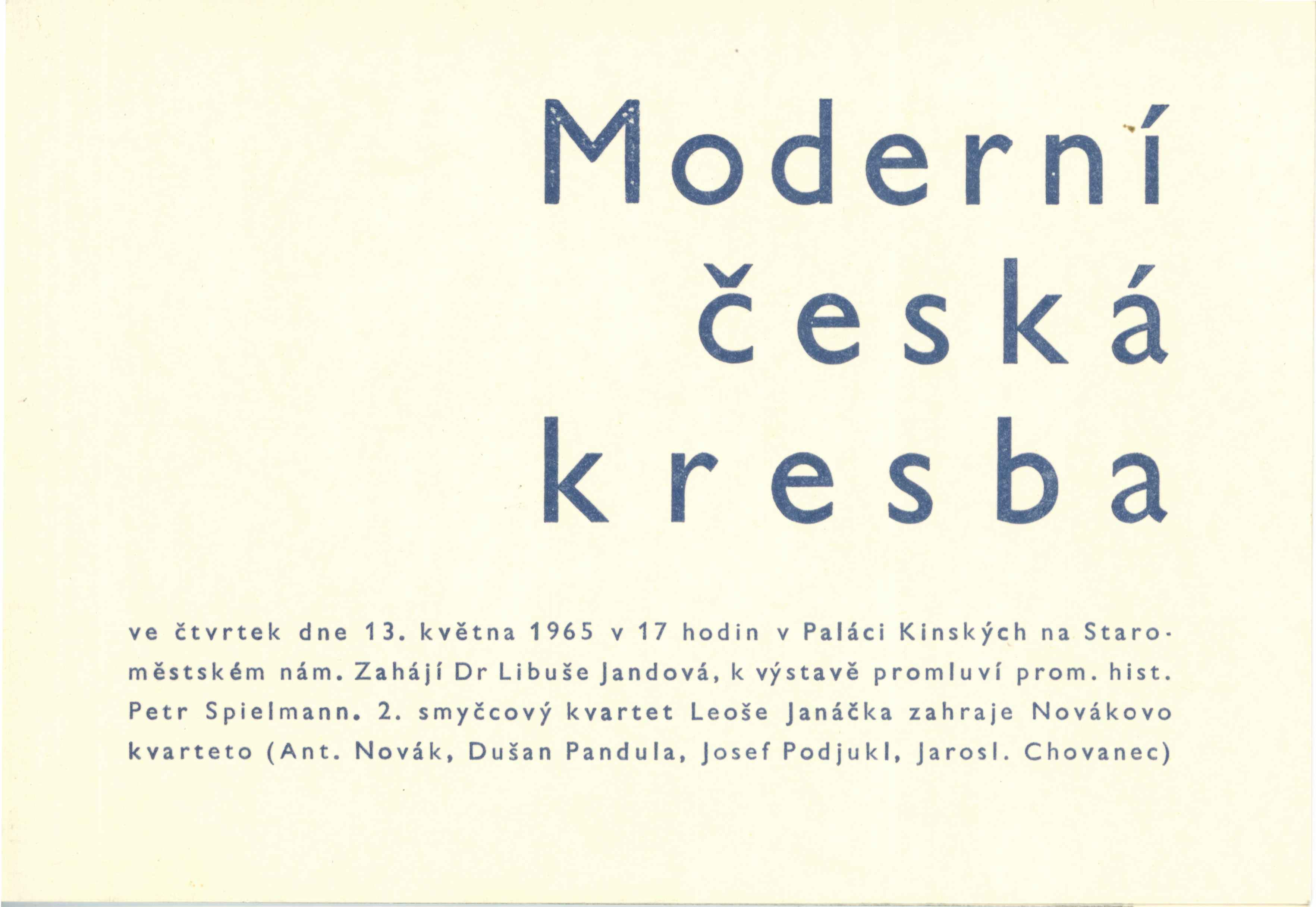 Moderní česká kresba