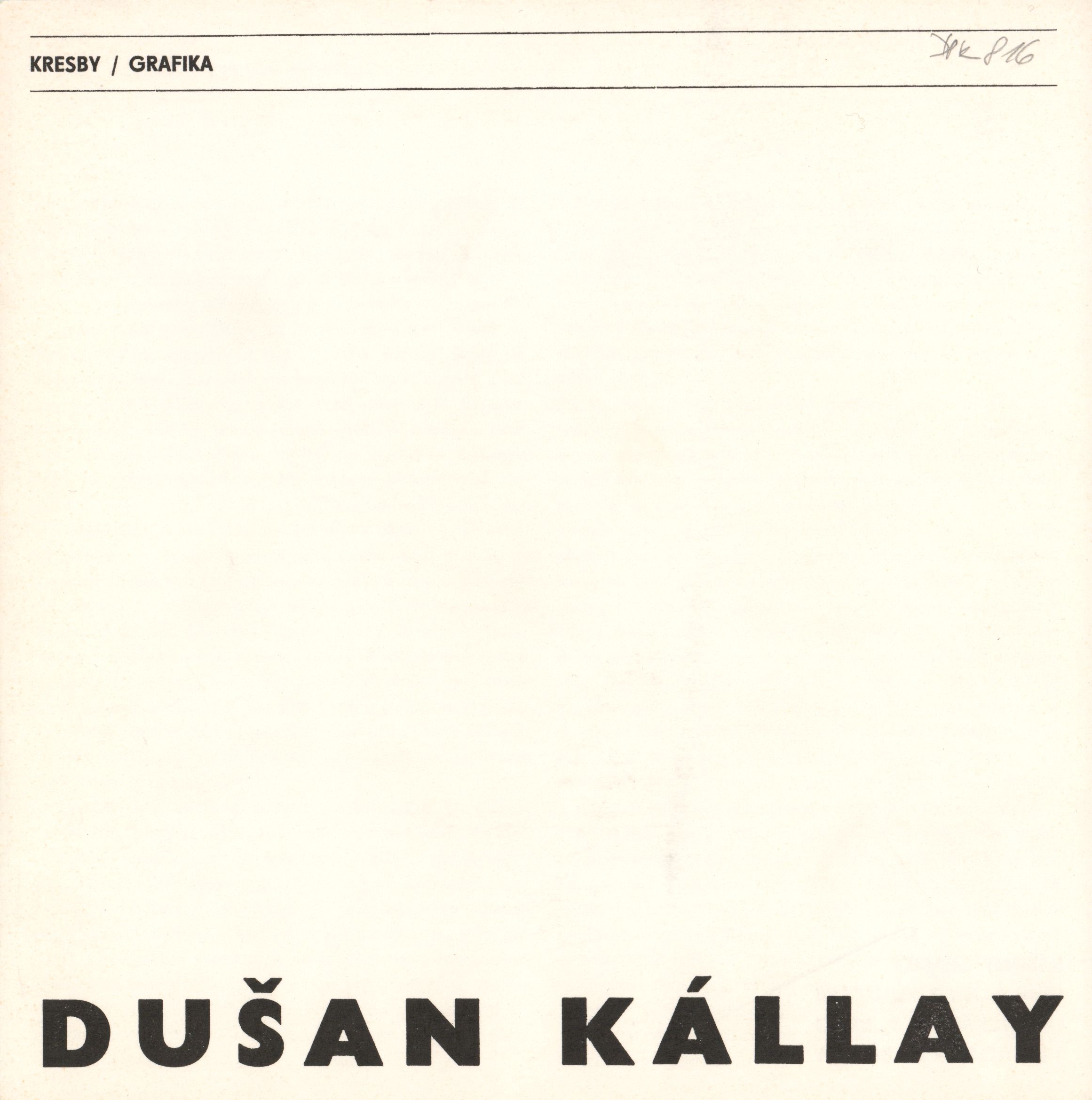 Dušan Kállay – kresby, grafika