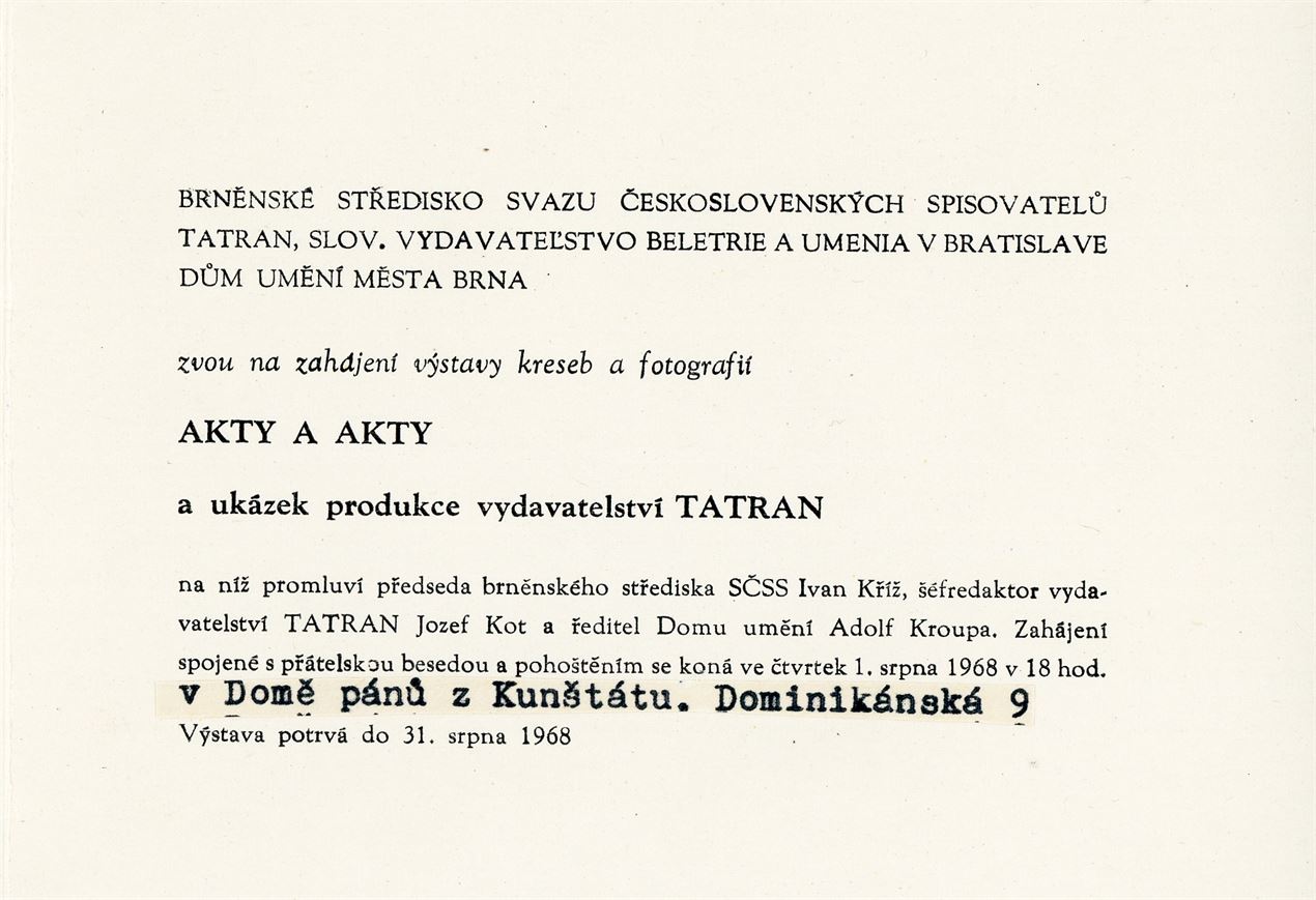 Akty a&nbsp;akty – kresby a&nbsp;fotografie