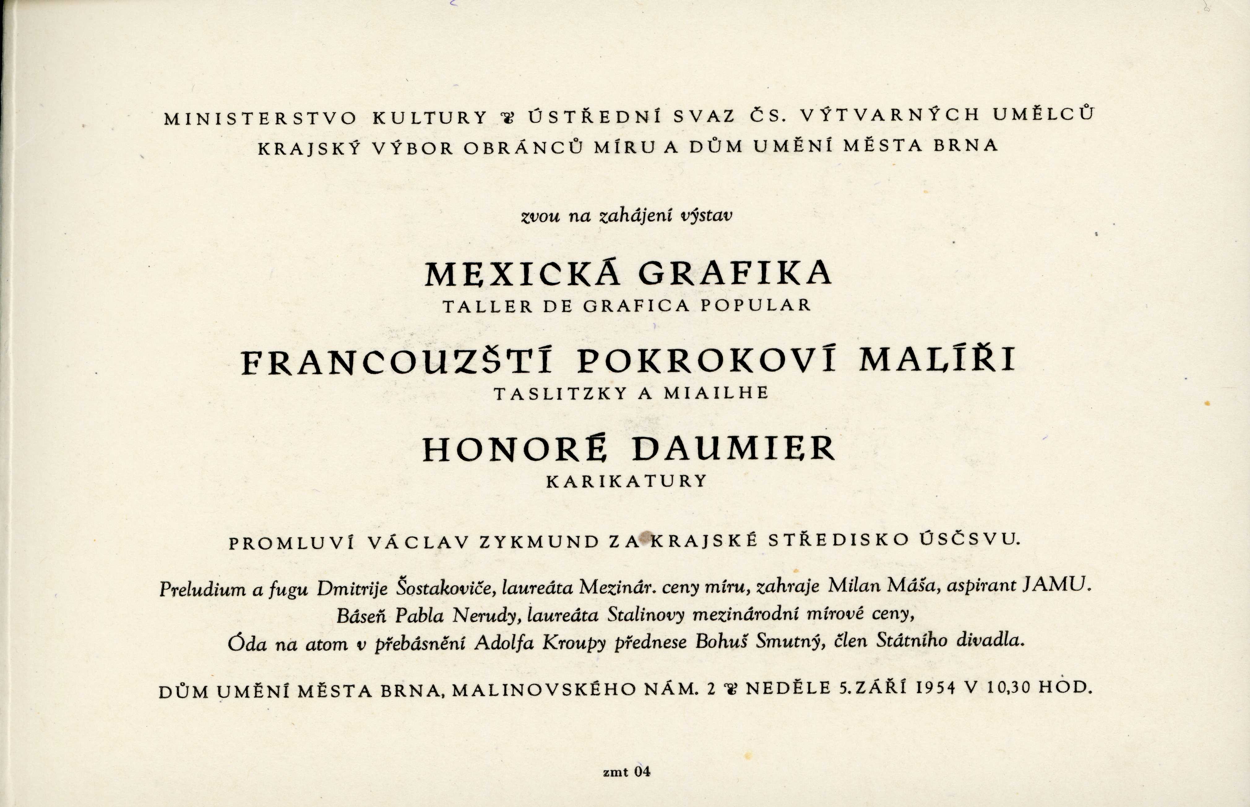 Francouzští pokrokoví malíři Boris Taslitzky a&nbsp;Mireille Miailhe