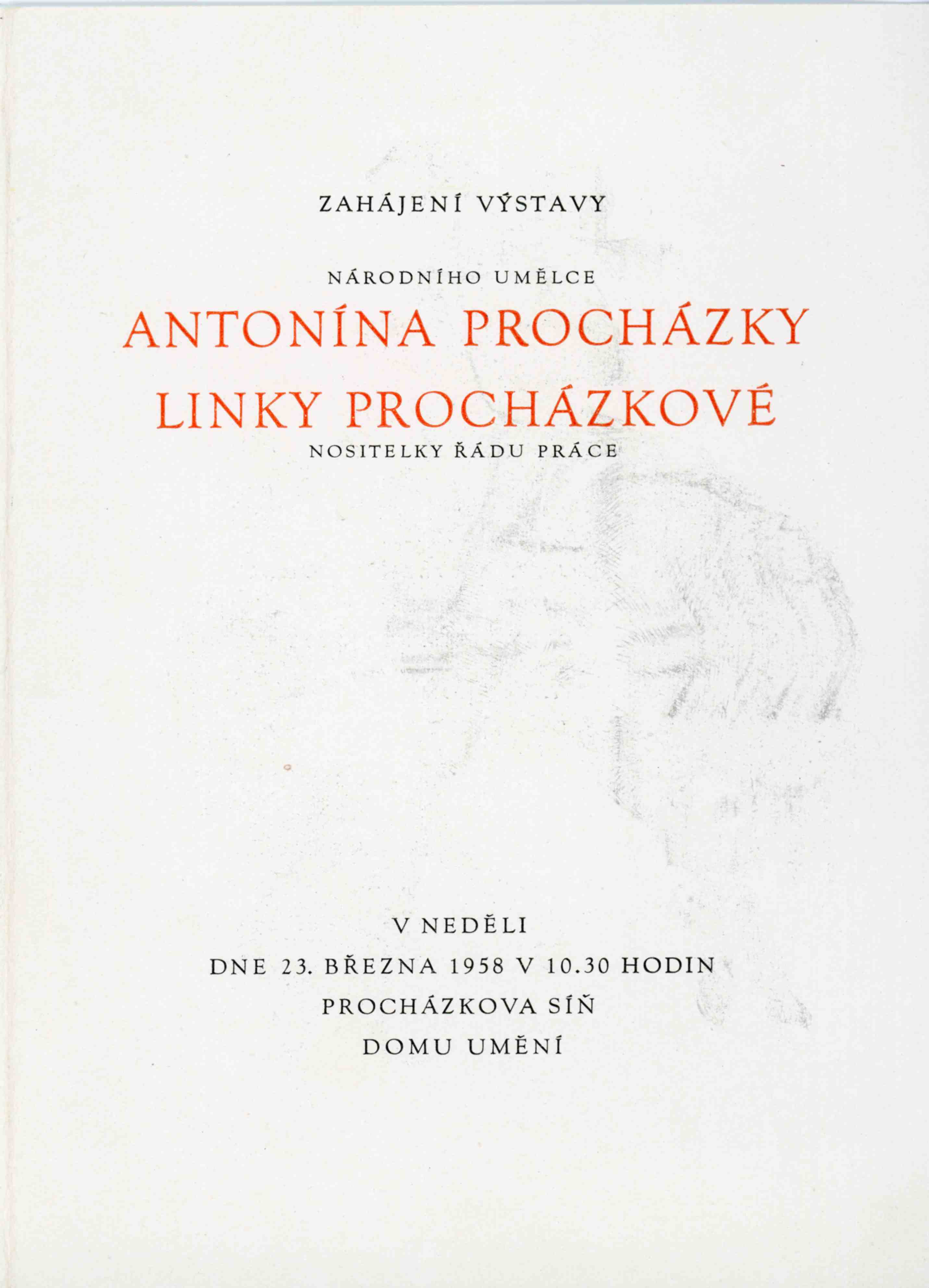 Národní umělec Antonín Procházka a&nbsp;Linka Procházková, nositelka Řádu práce