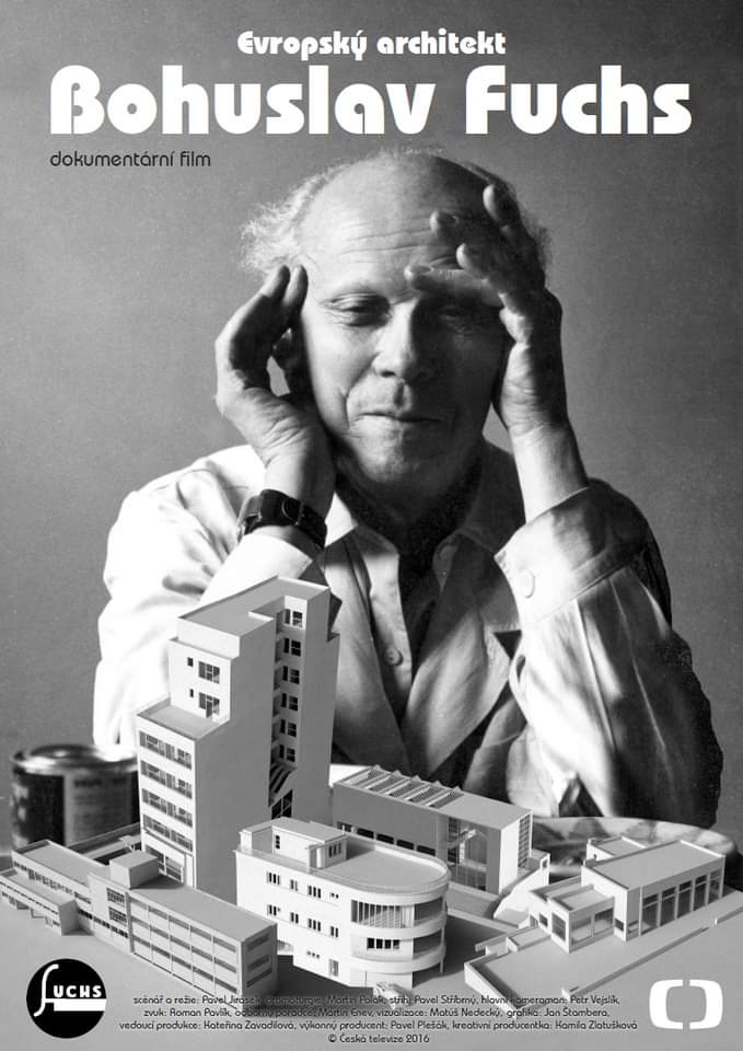 Projection European architect Bohuslav Fuchs