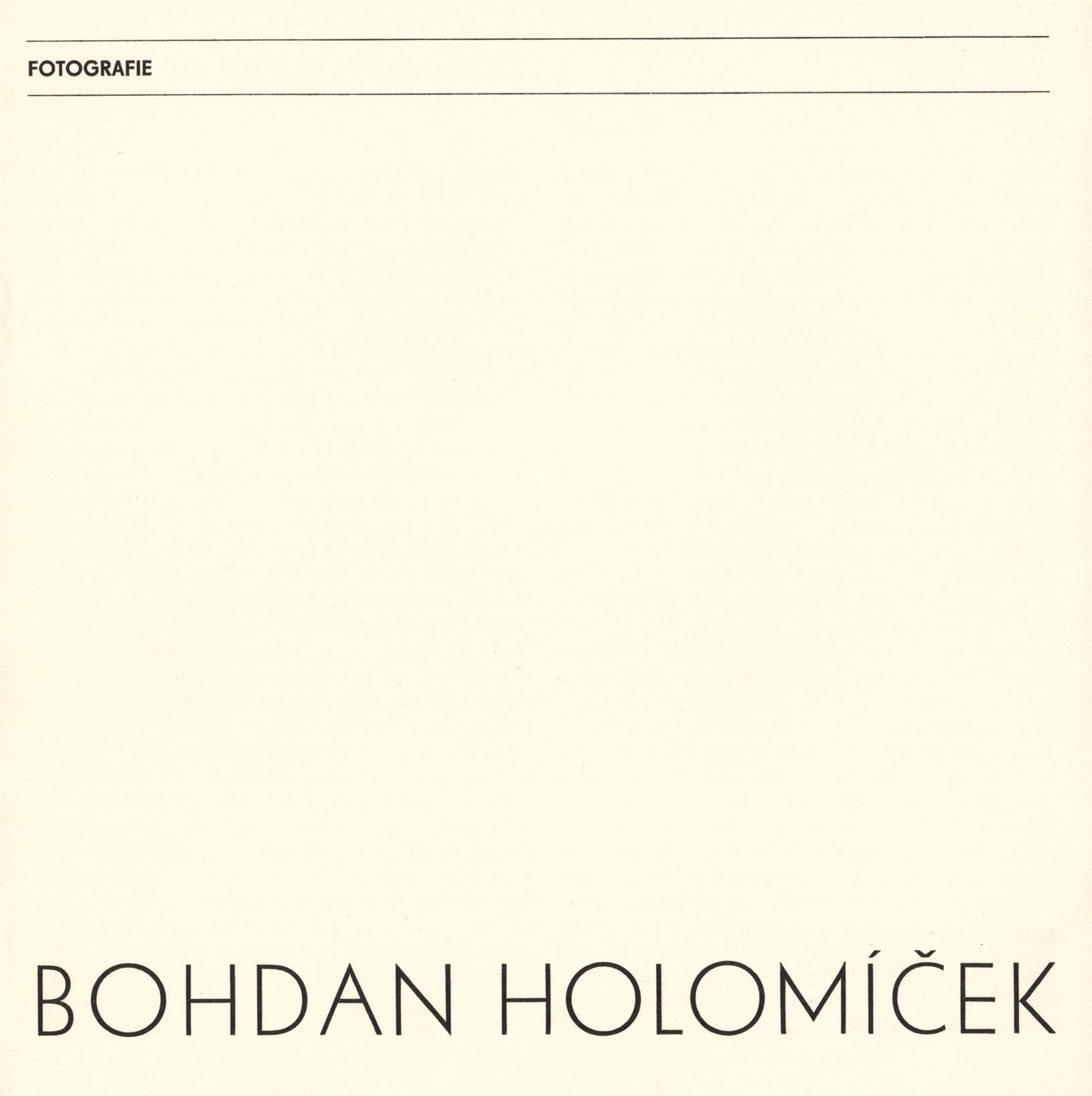 Bohdan Holomíček – fotografie