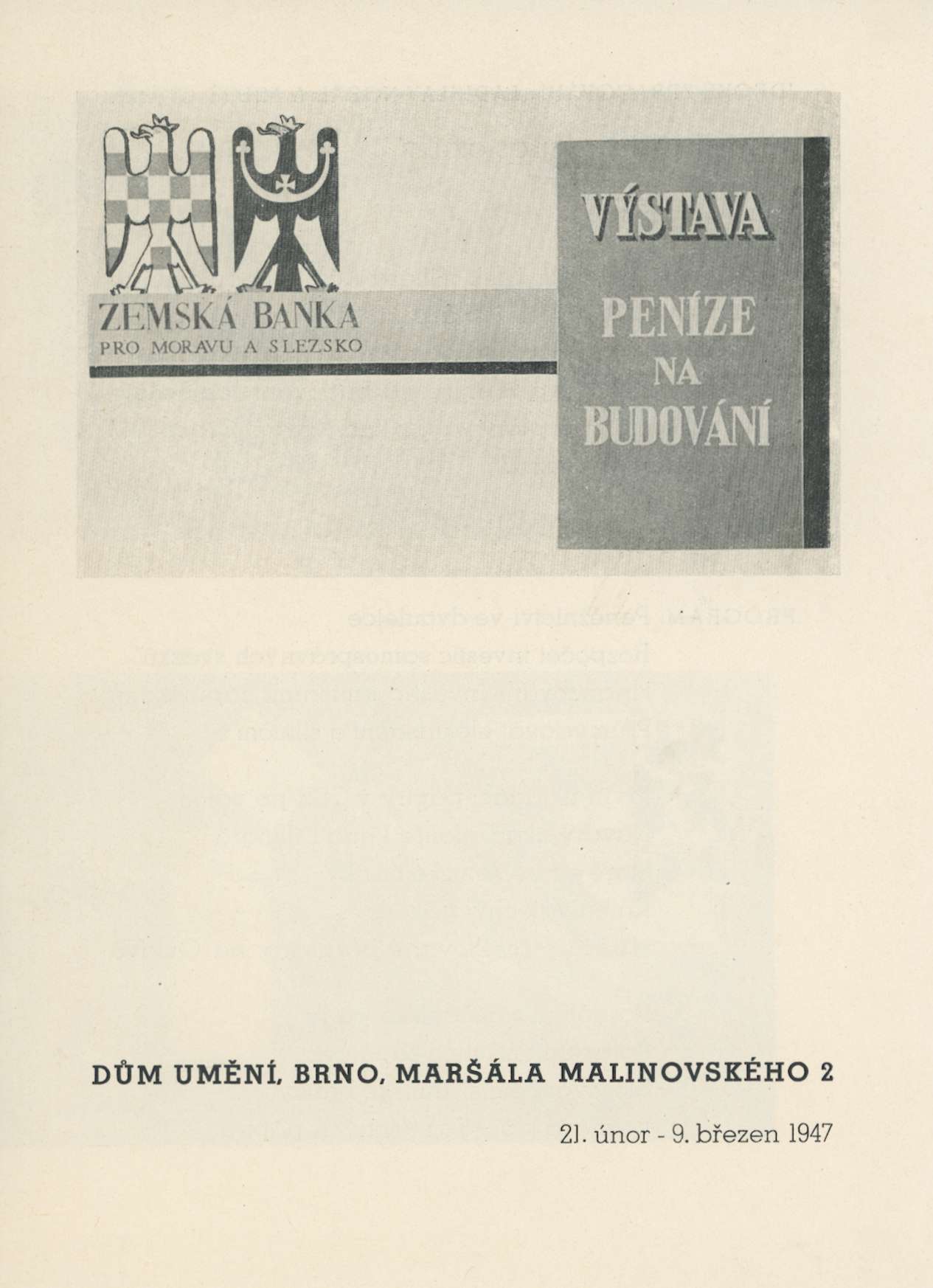 Peníze na budování. Návrhy dluhopisů a&nbsp;jiných cenných papírů Zemské banky