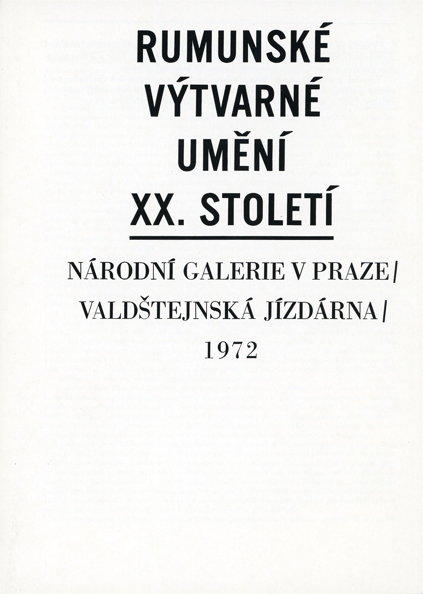 Rumunské výtvarné umění XX. století