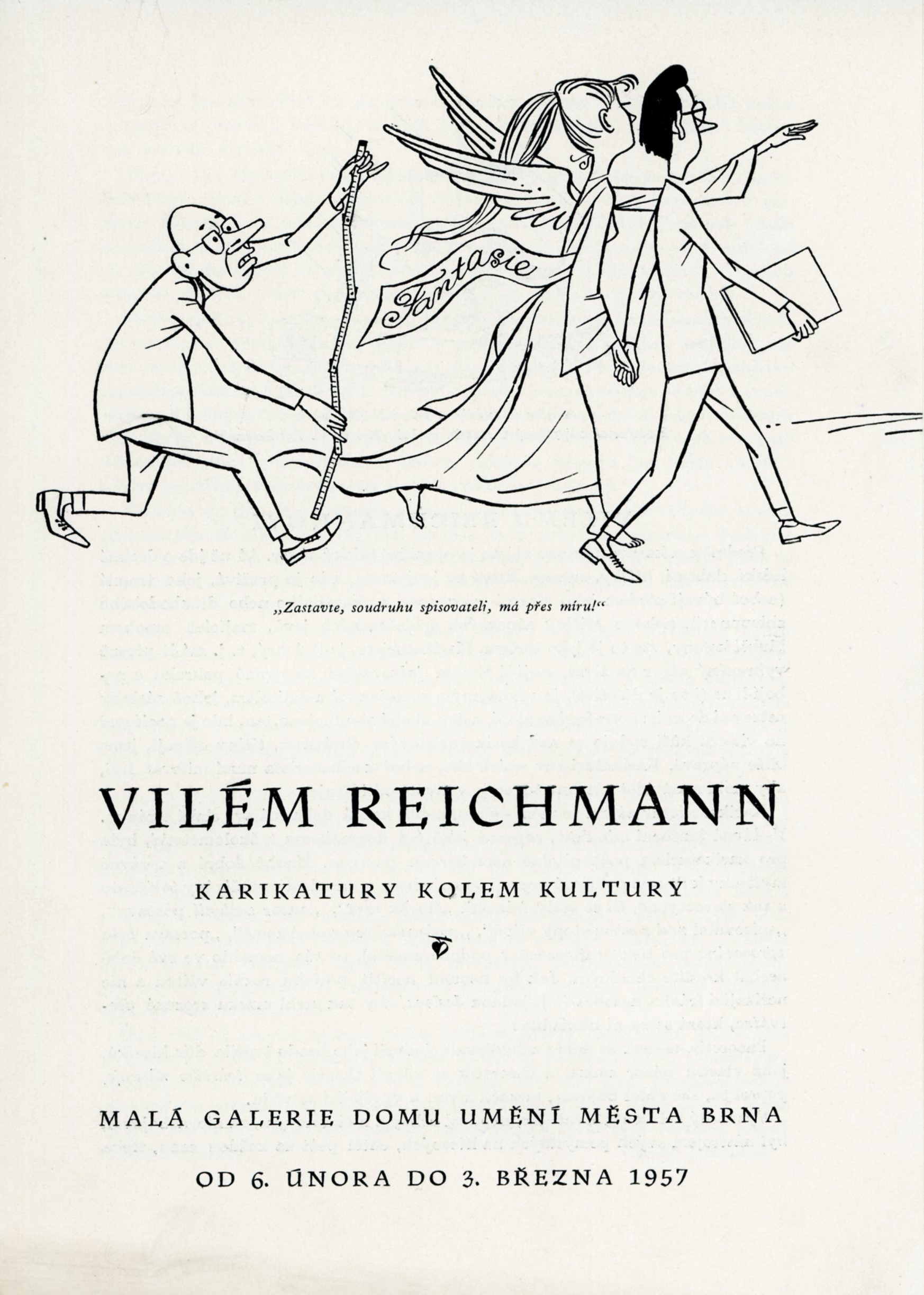 Vilém Reichmann. Karikatury kolem kultury