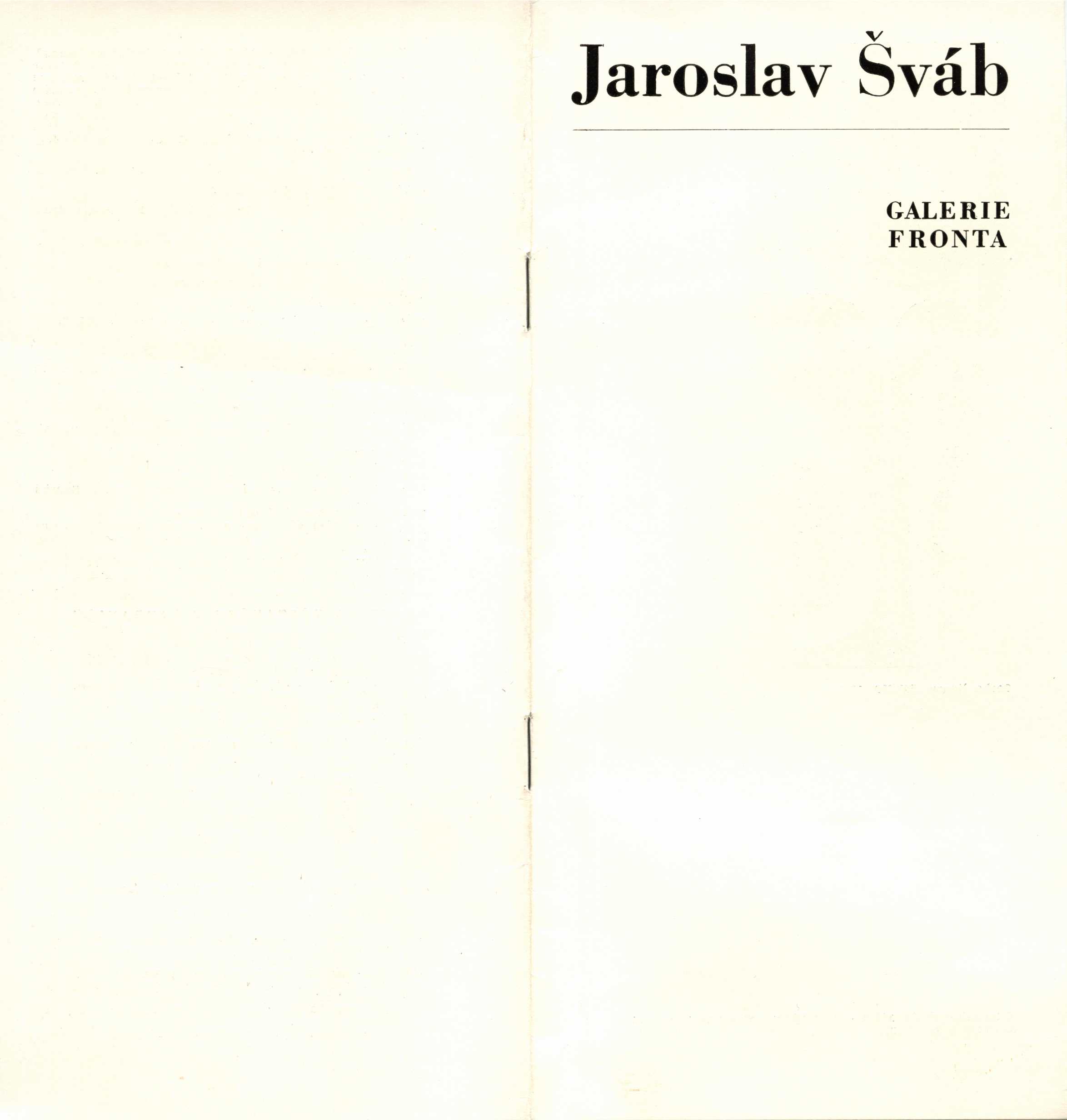 Jaroslav Šváb – grafická a&nbsp;knižní tvorba