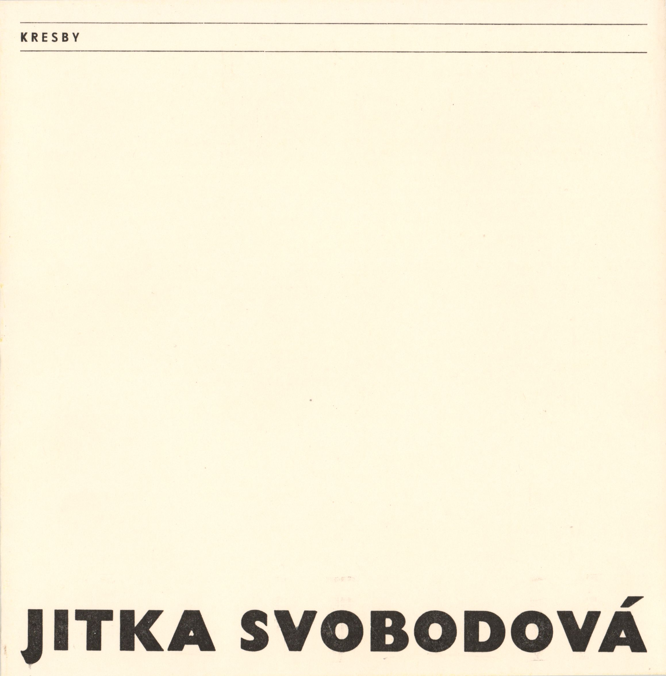 Jitka Svobodová – kresby