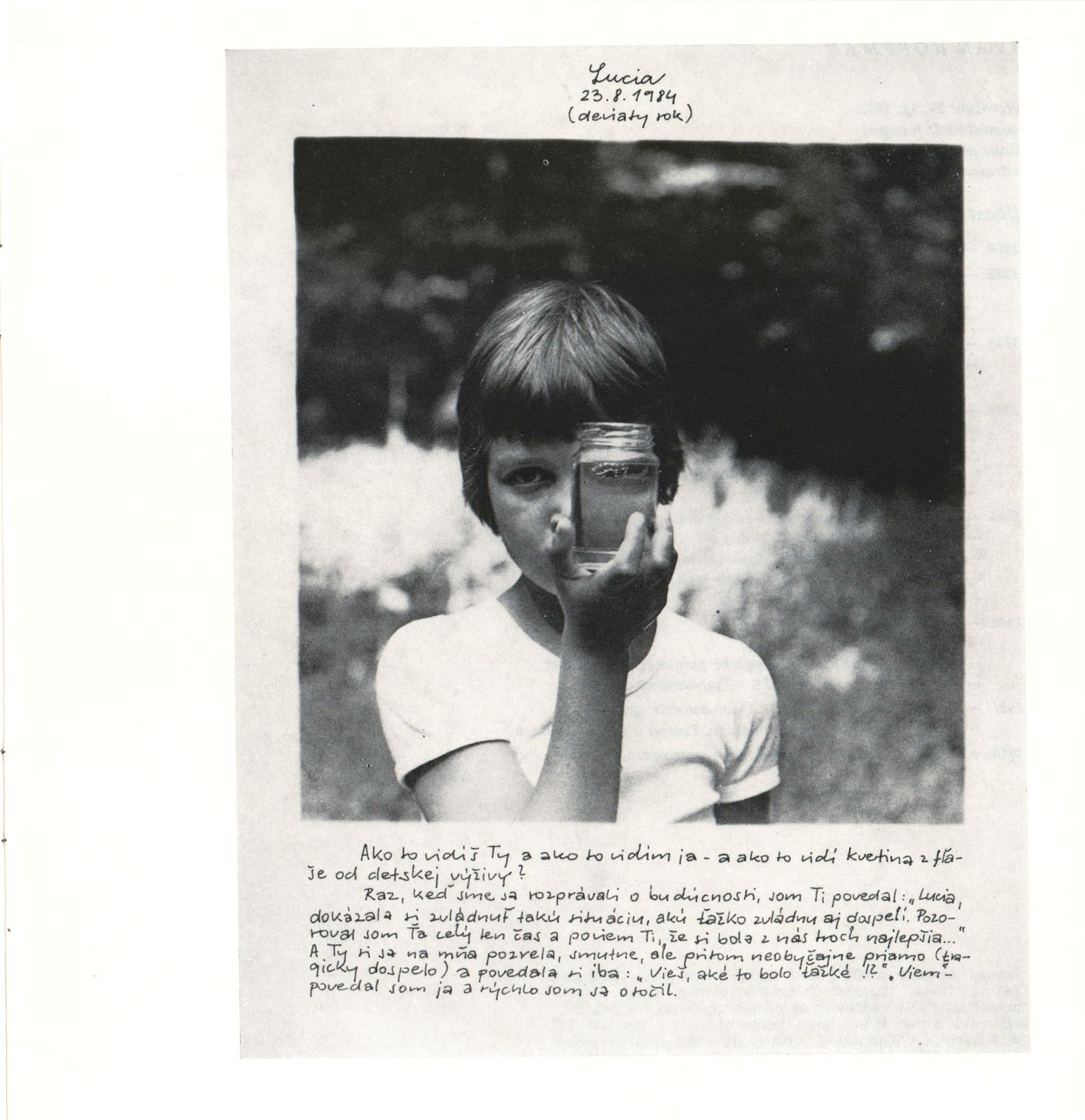 Ivan Hoffman. Kniha pro Lucii – fotografie