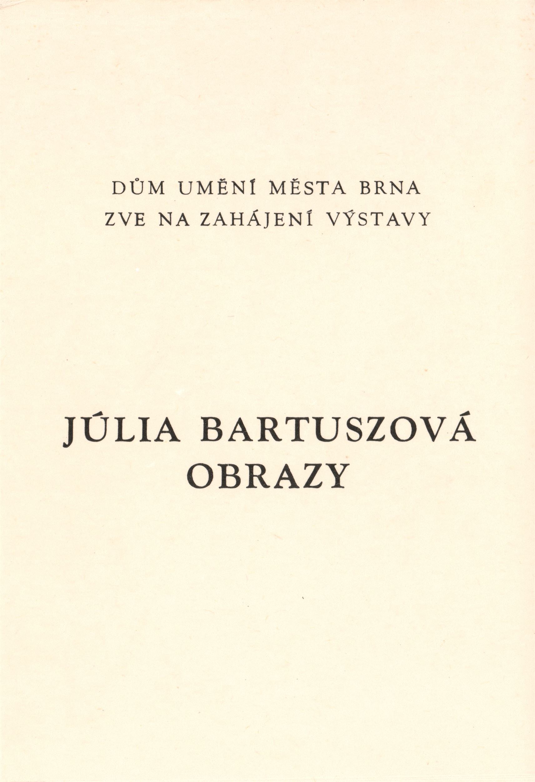 Júlia Bartuszová – naivní obrazy