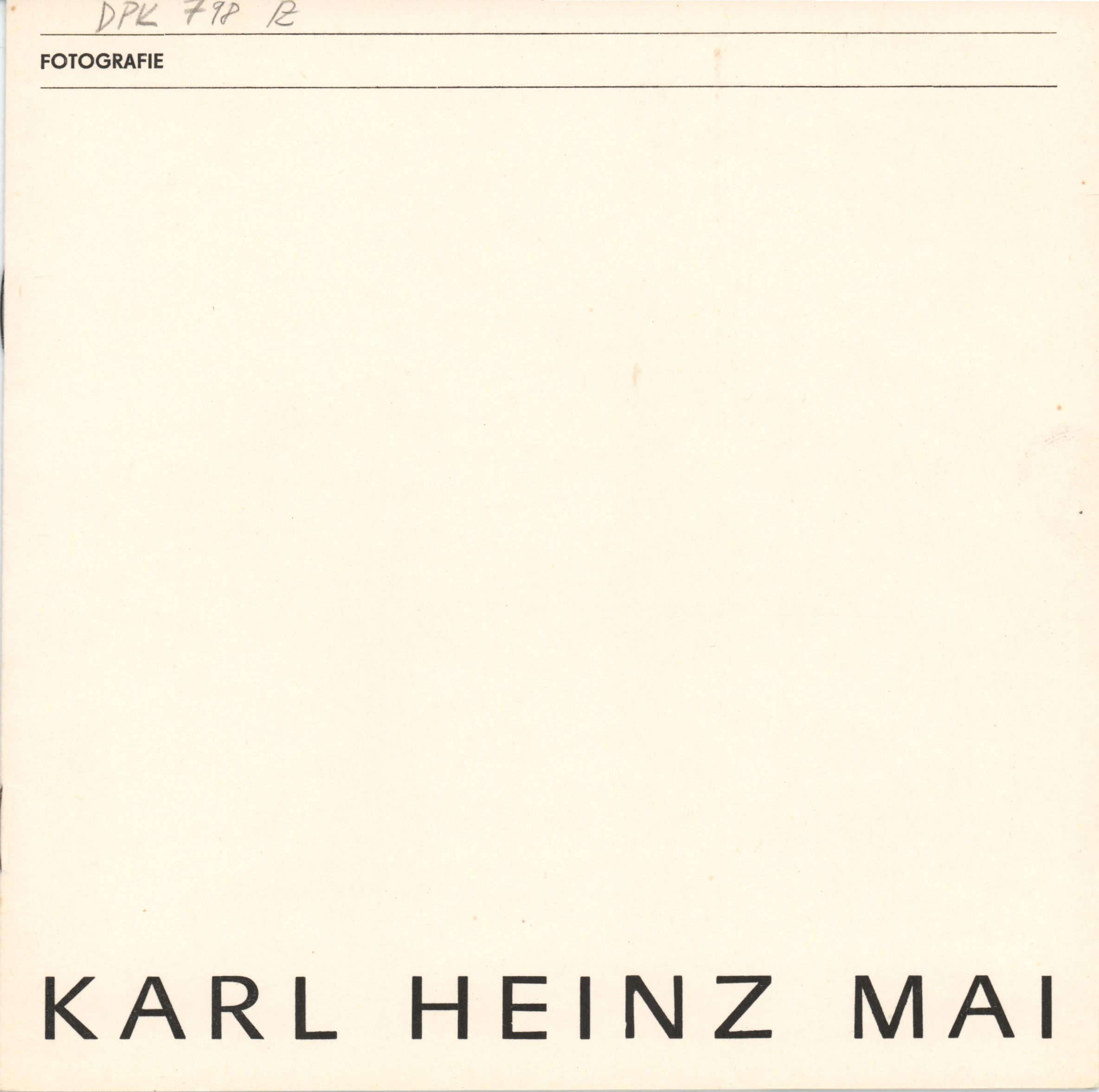 Karl Heinz Mai (Lipsko) – fotografie