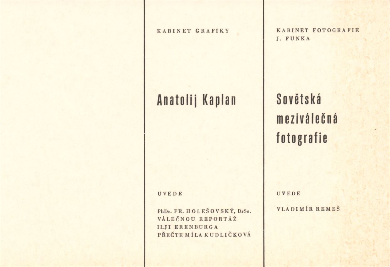 Sovětská meziválečná fotografie 1917–1941