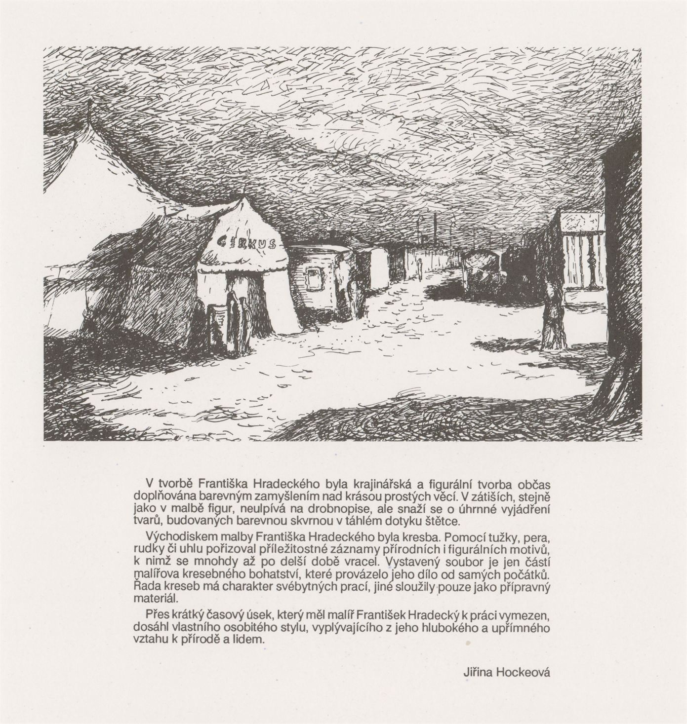 František Hradecký – obrazy, kresby, grafika
