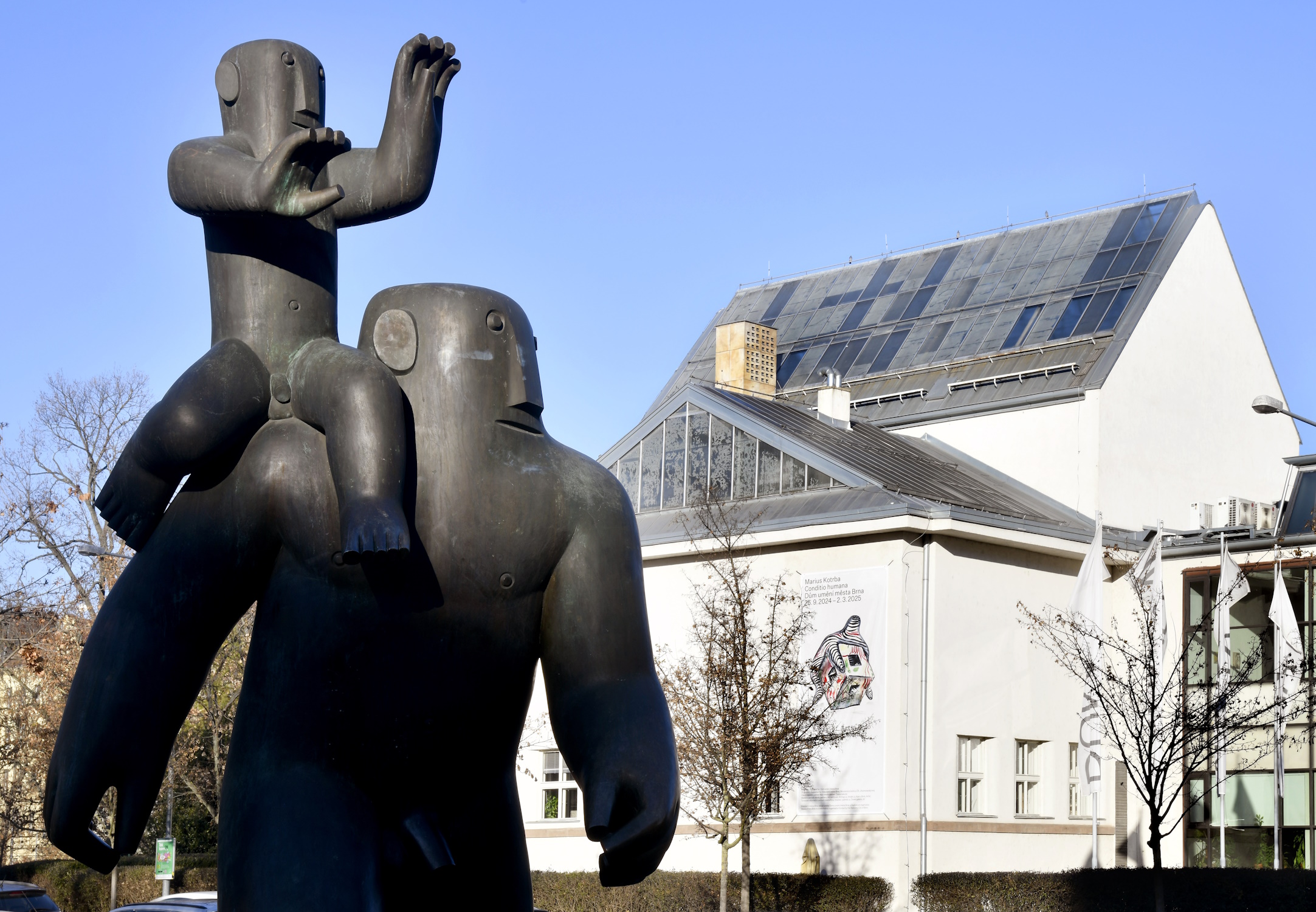 The Statue of St. Christopher by Marius Kotrba Will Remain in Brno Until Summer