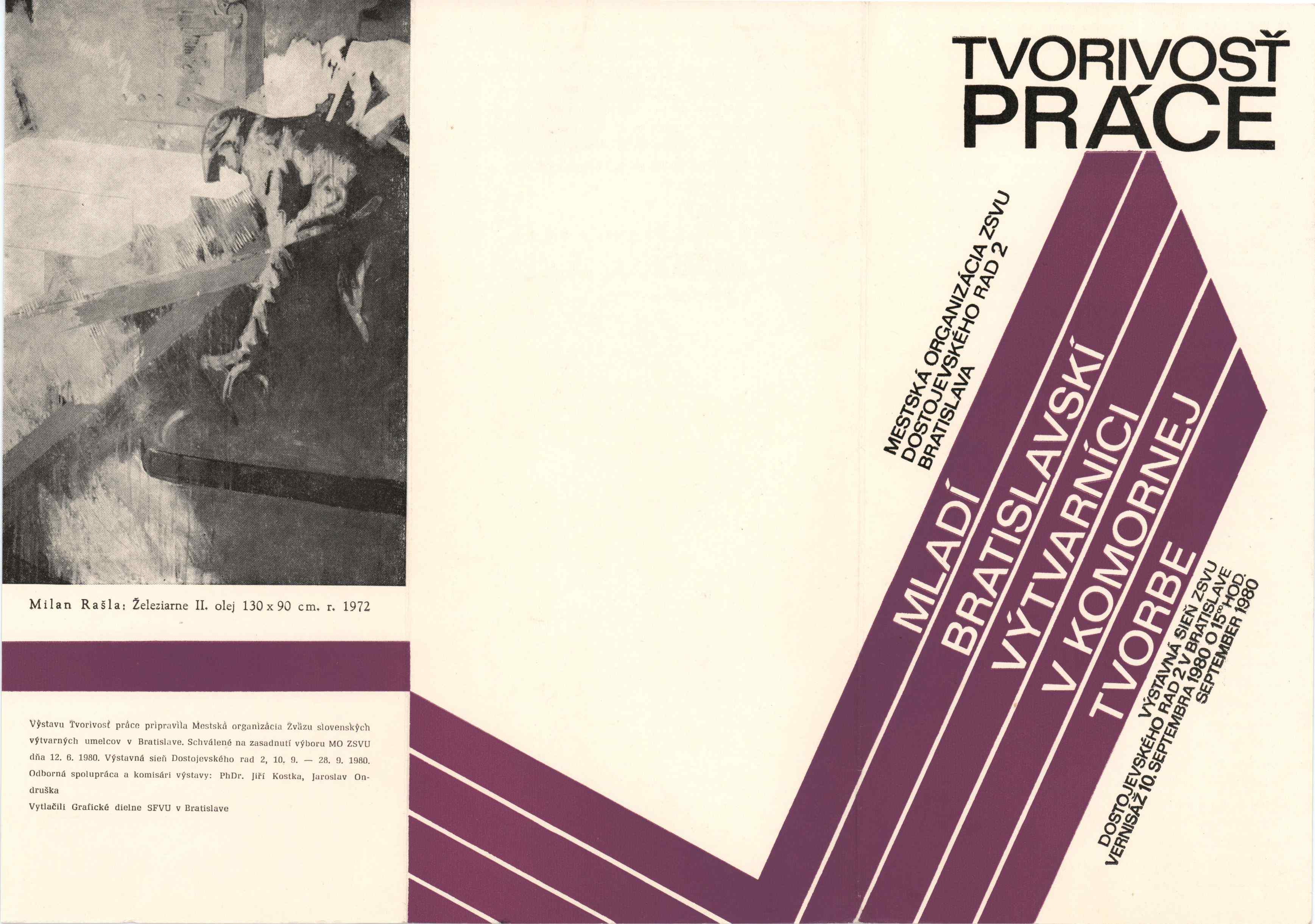 Tvorivosť práce – mladí bratislavští výtvarníci v&nbsp;komornej tvorbe