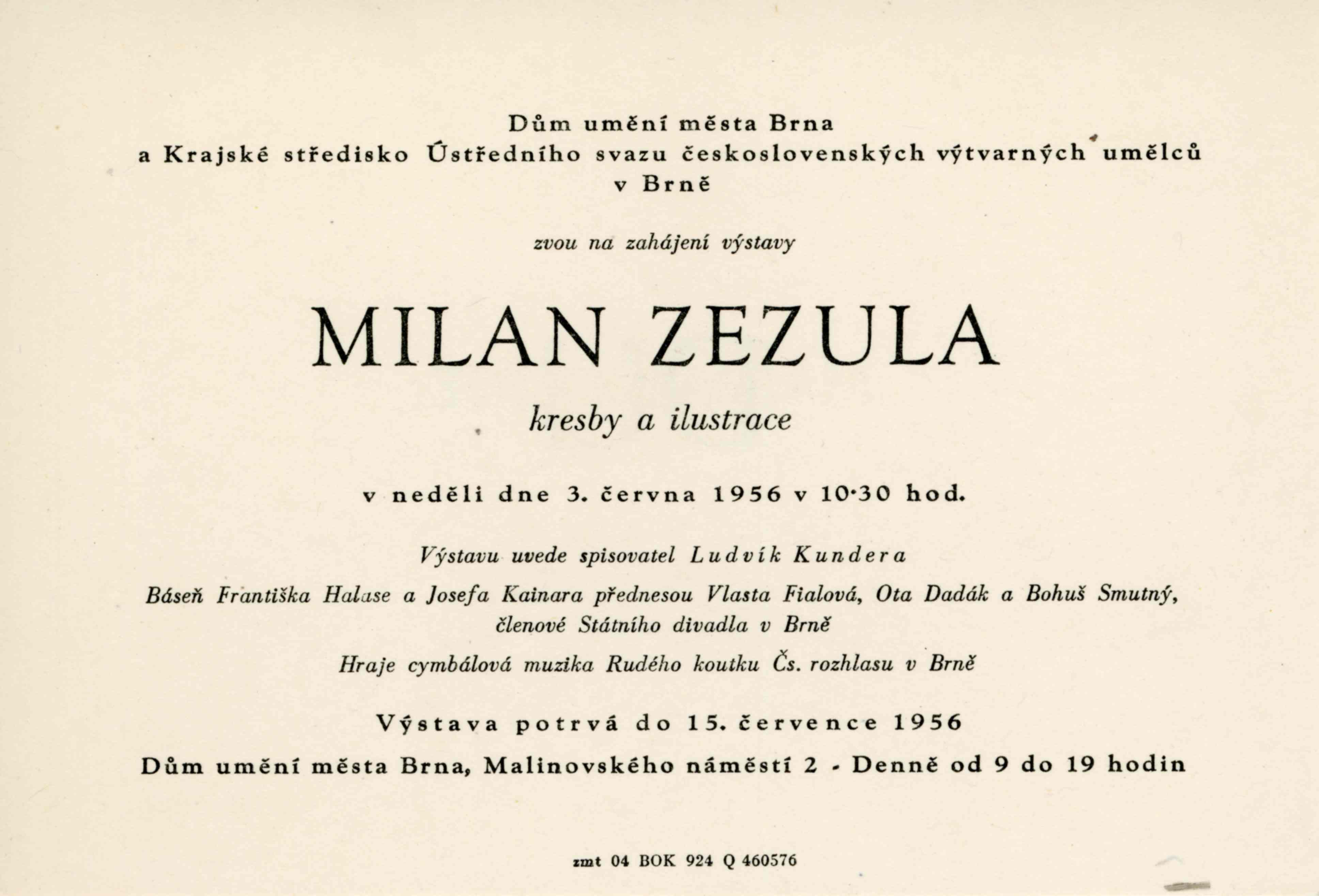 Milan Zezula – kresby a&nbsp;ilustrace