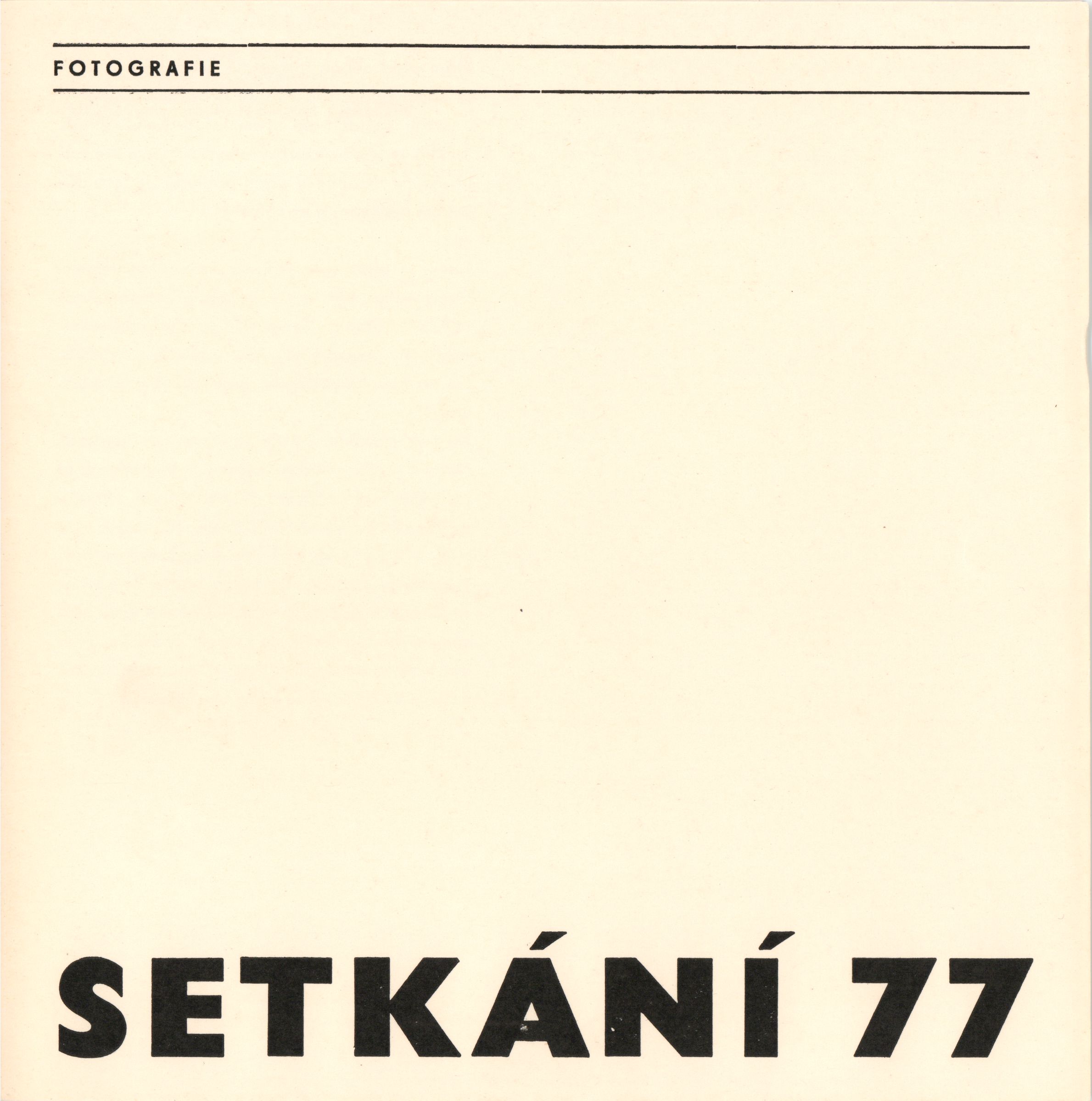 Setkání 77. Práce 10 fotografů