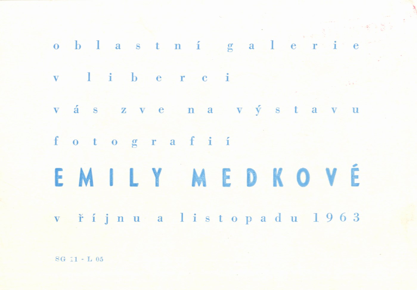 Emila Medková – fotografie 1949–1964