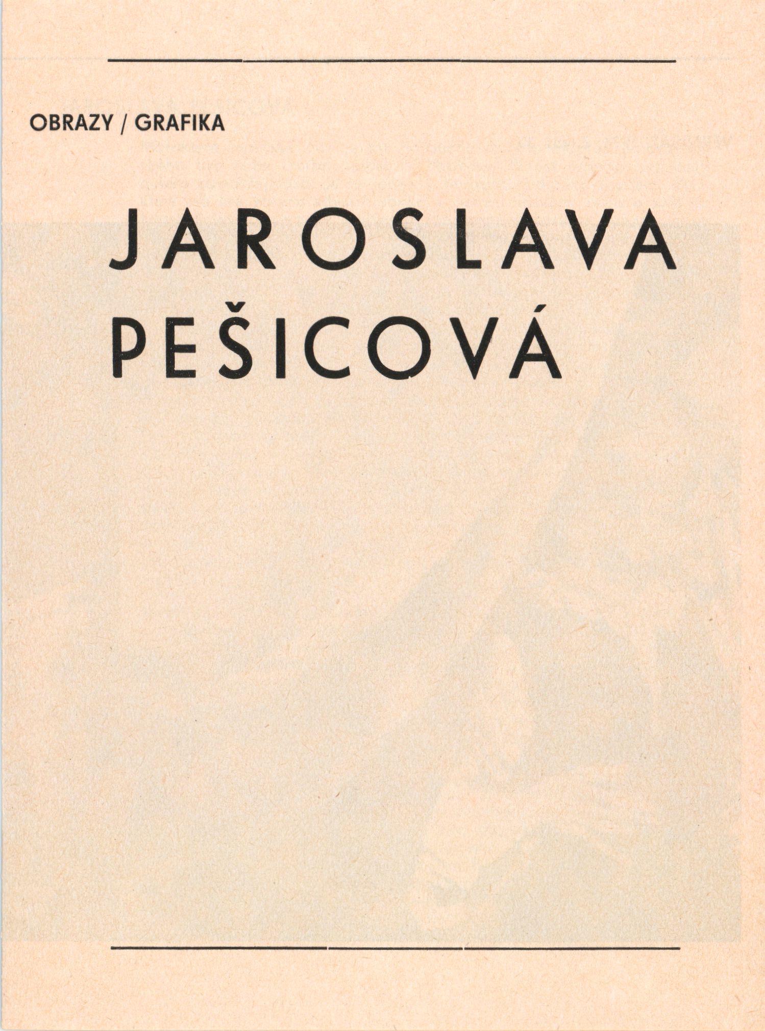 Jaroslava Pešicová – obrazy, grafika
