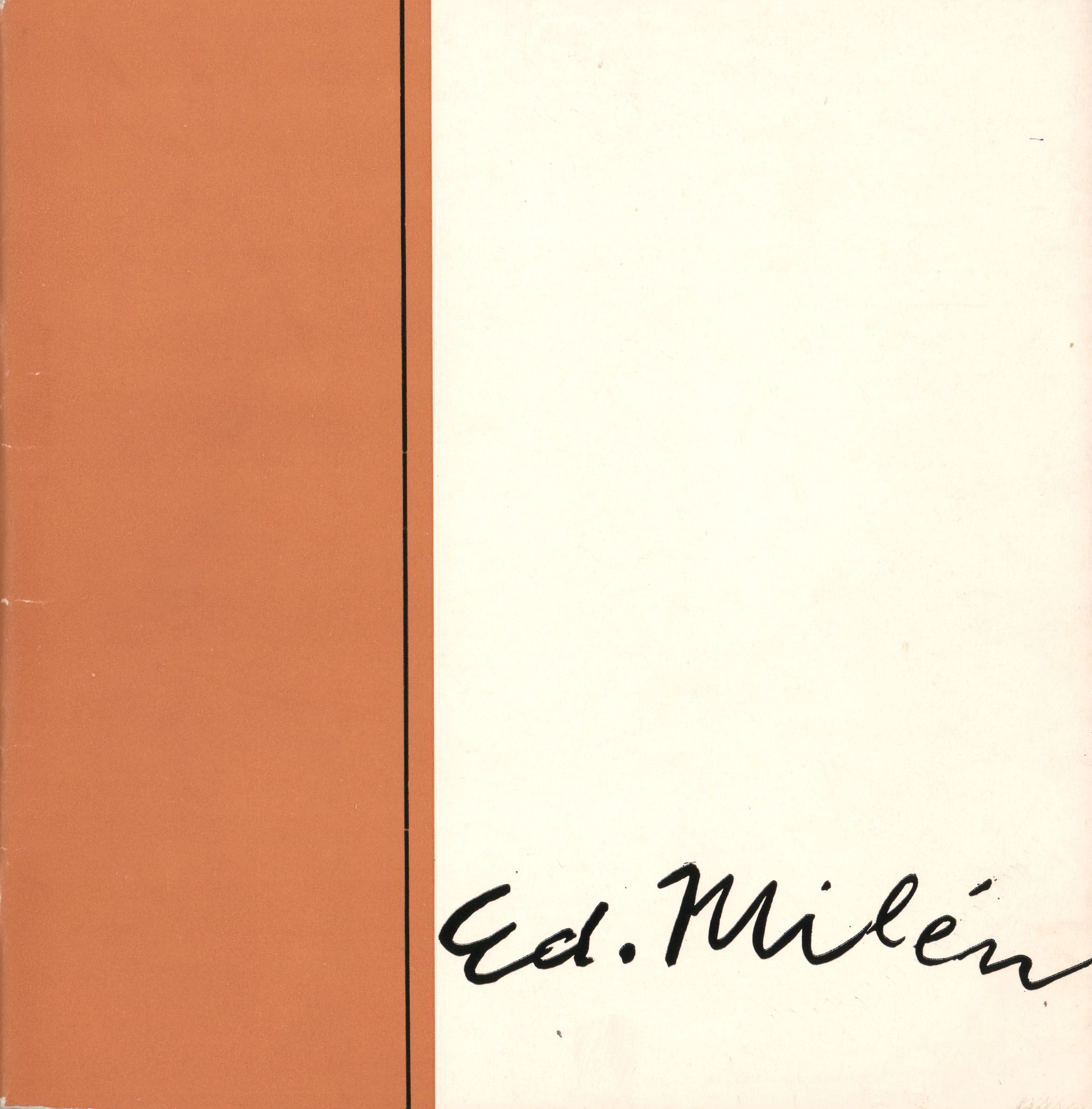 Eduard Milén, výběr z&nbsp;díla