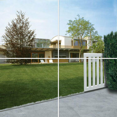 Sestava konstrukčních prvků pojezdové brány do hmotnosti 400 kg