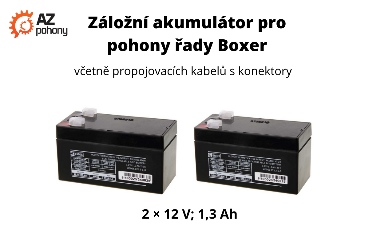 Záložní akumulátor pro pohony řady Boxer