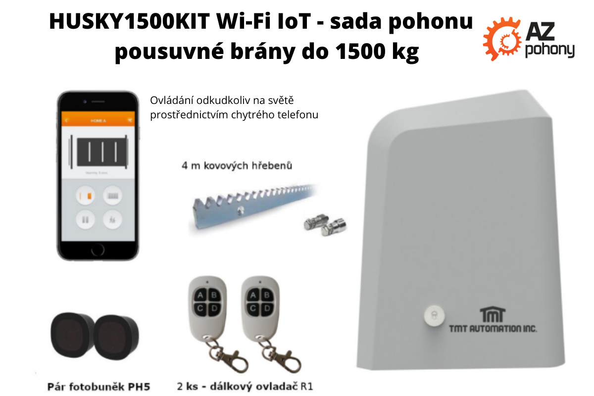 Husky1500Kit Wi-Fi IoT - sada pohon posuvných bran do 1500 kg
