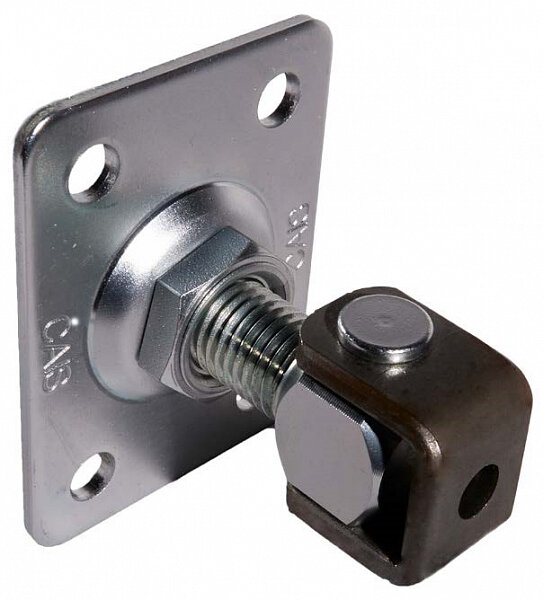 HP20R - regulovatelný pant s plotnou k přišroubování na betonový sloupek