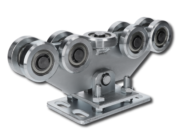 NV9C80 - nosný vozík pro c-profil C80 s devíti ocelovými koly