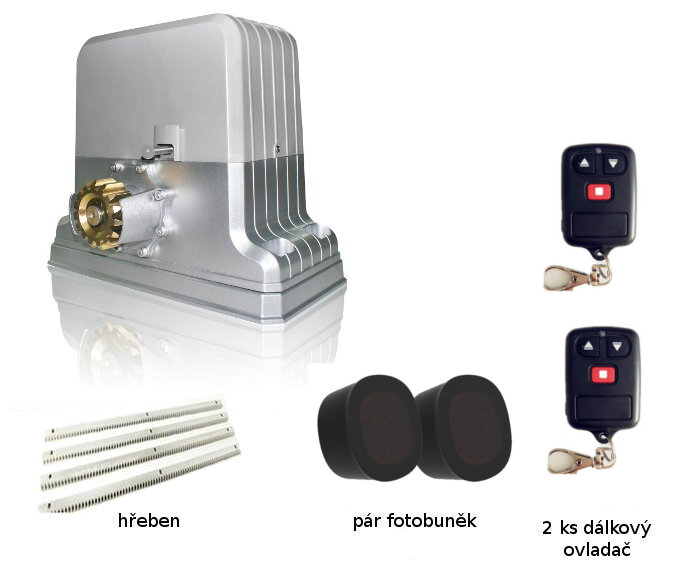 WJKMP202 - vratový pohon pro posuvnou bránu do 1800 kg