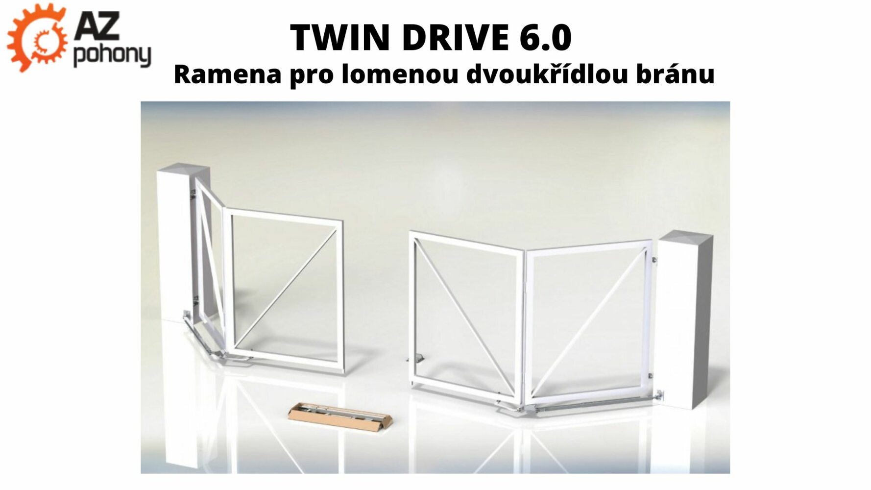 TWIN DRIVE 6.0 - ramena pro lomenou dvoukřídlou bránu až 6 m