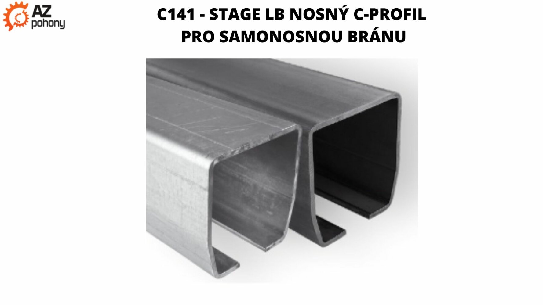 C141 - STAGE LB  nosný c-profil pro samonosnou bránu