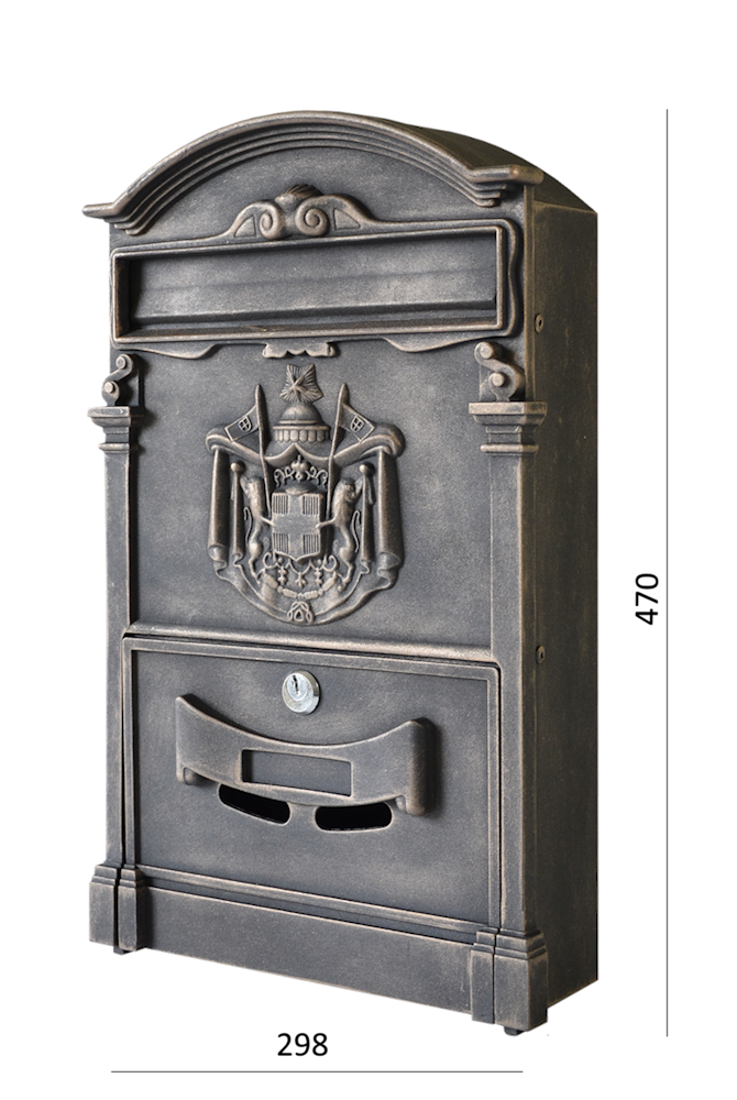 Poštovní schránka H 470 x L 298 mm