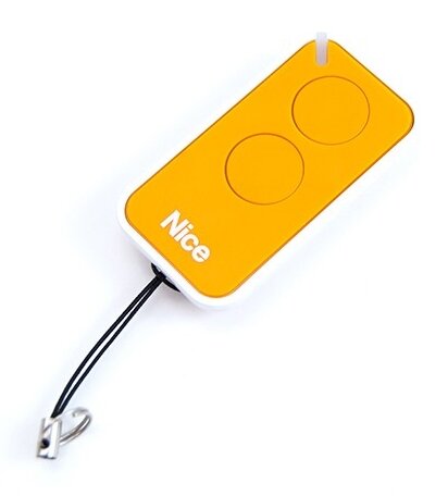 INTI2Y - žlutý dvoukanálový dálkový ovladač Nice