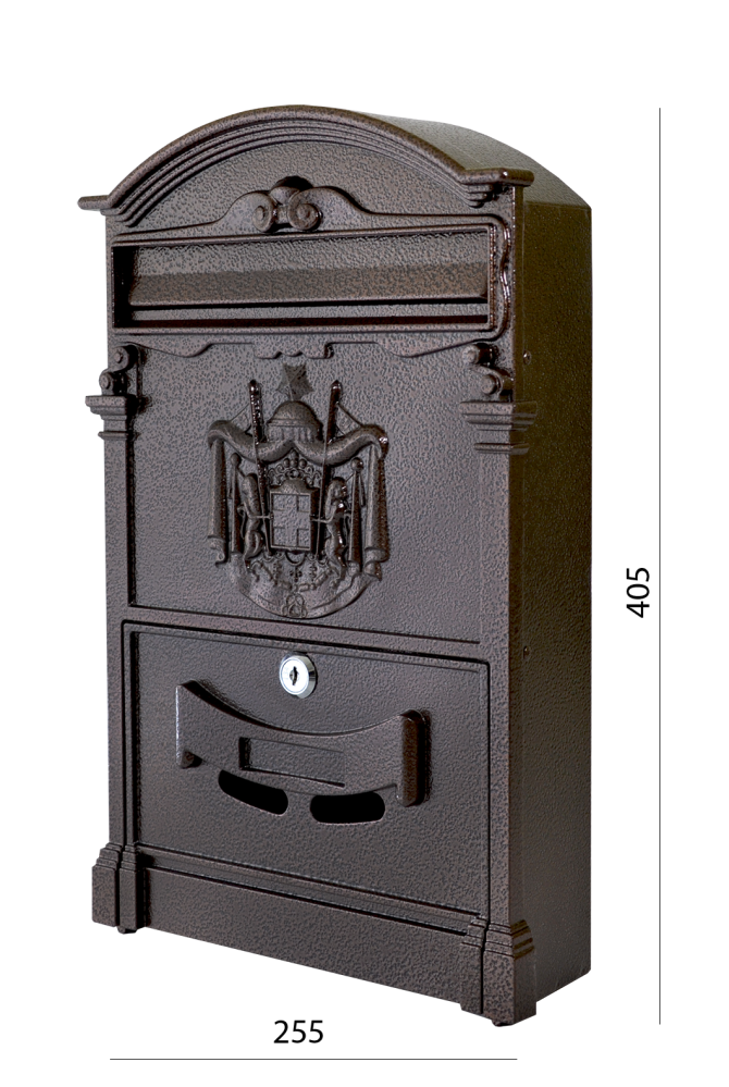 Poštovní schránka H 405 x L 255 x W 90 mm