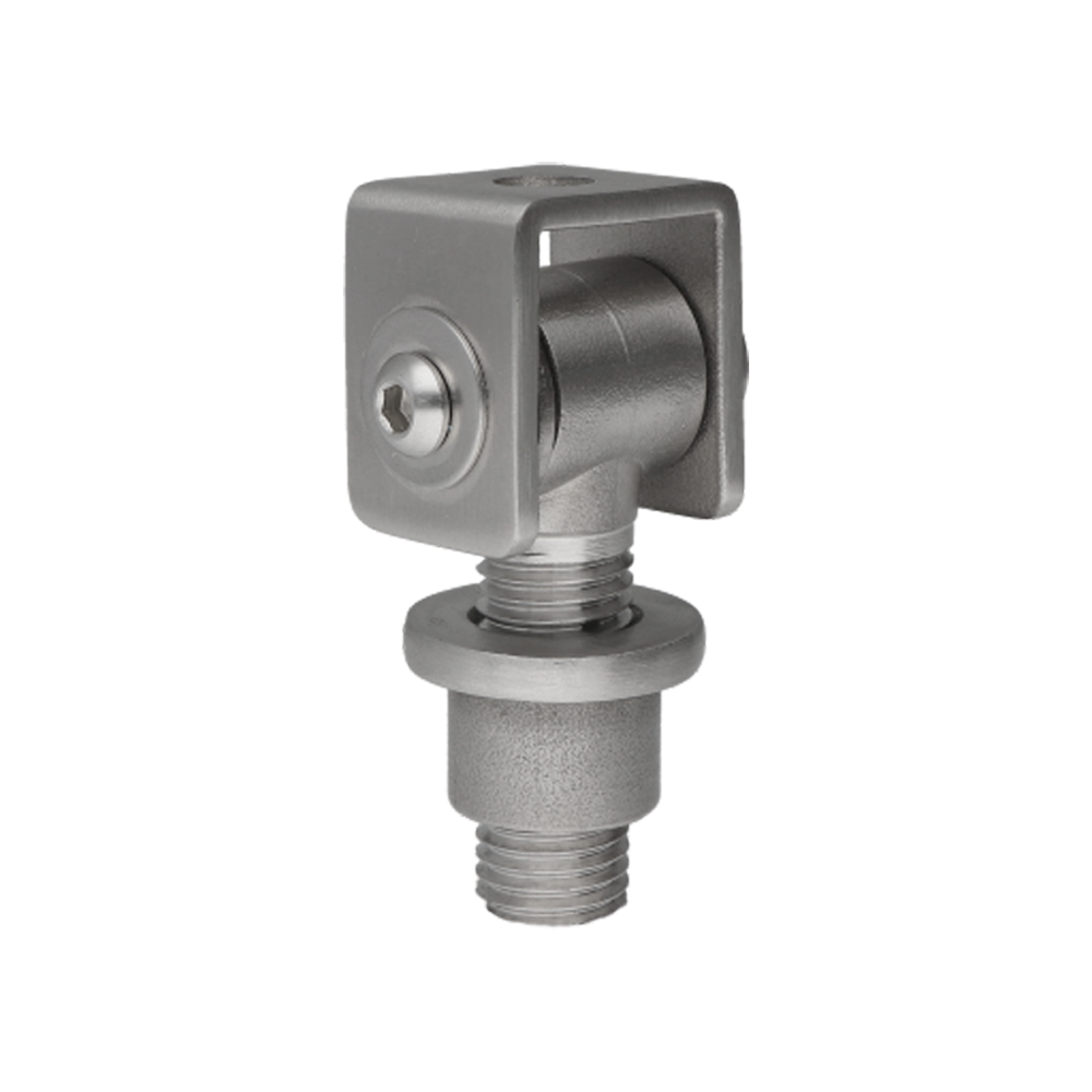 EB1-ZA16 Závěs nastavitelný, navařovací, závit M16, broušená nerez / AISI304