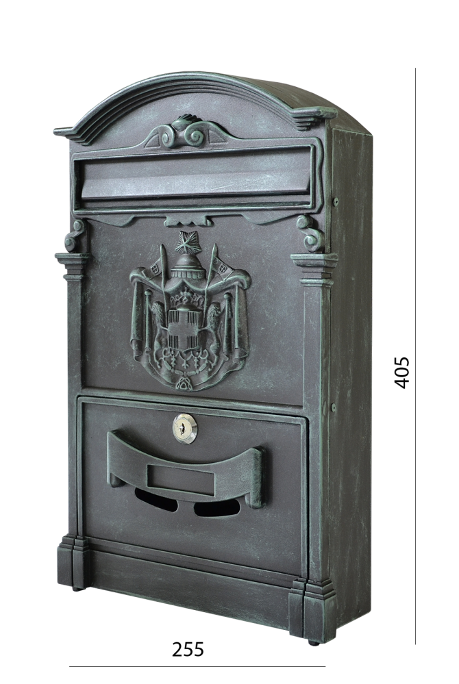 Poštovní schránka H 405 x L 255 x W 90 mm